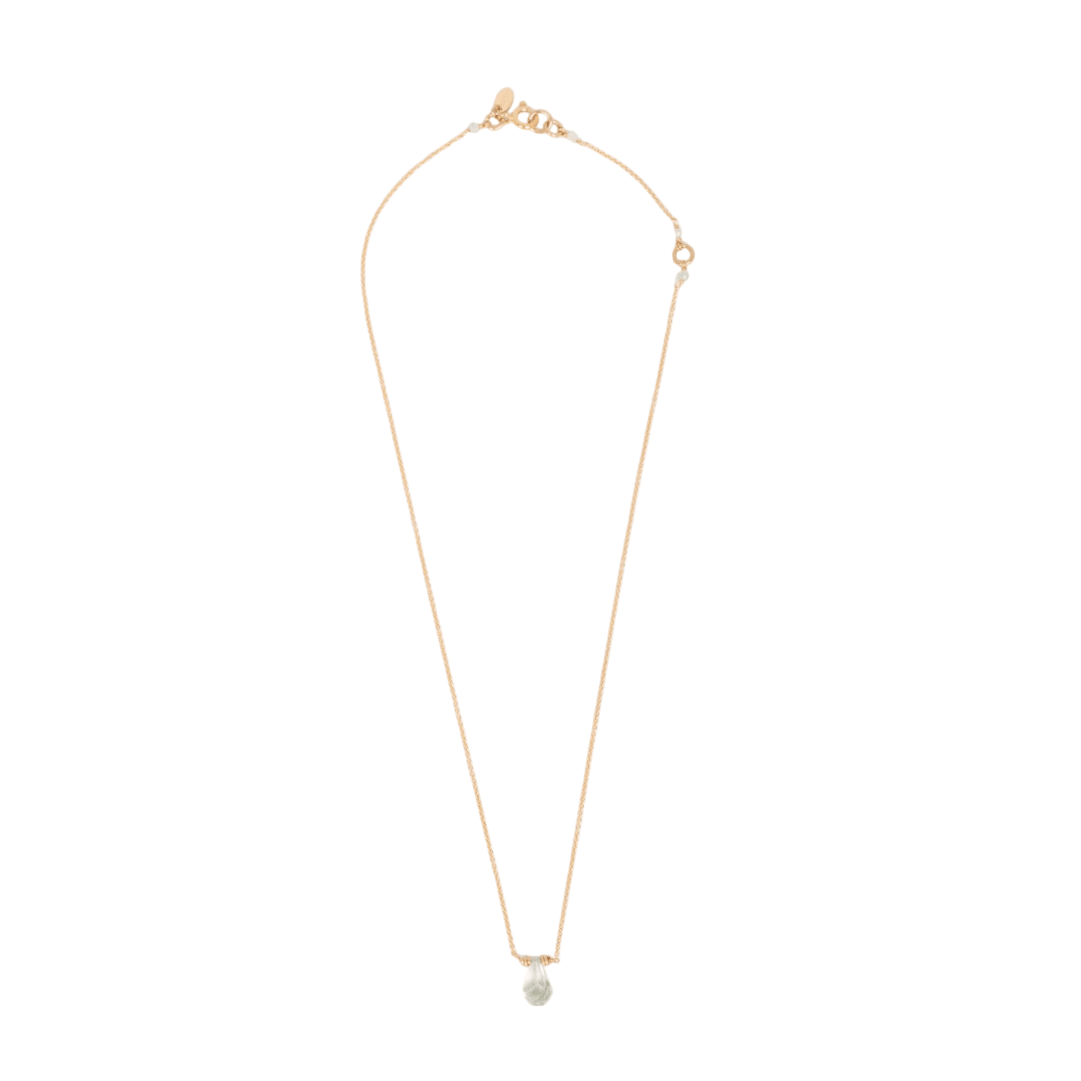 Gema Necklace #4 (10mm) - Green Amethyst & Aquamarine Necklaces TARBAY