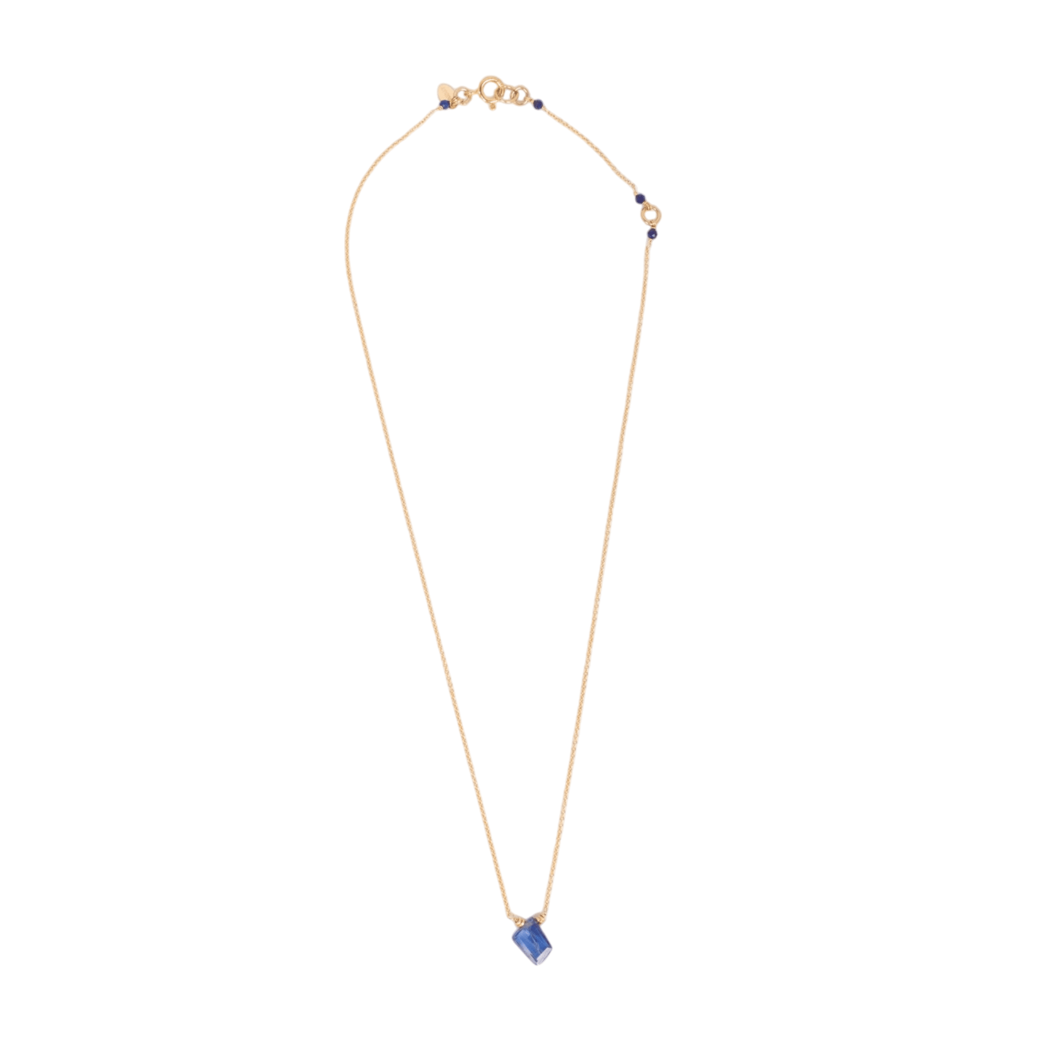 Gema Necklace #4 (10mm) - Kyanite & Lapislazuli Necklaces TARBAY