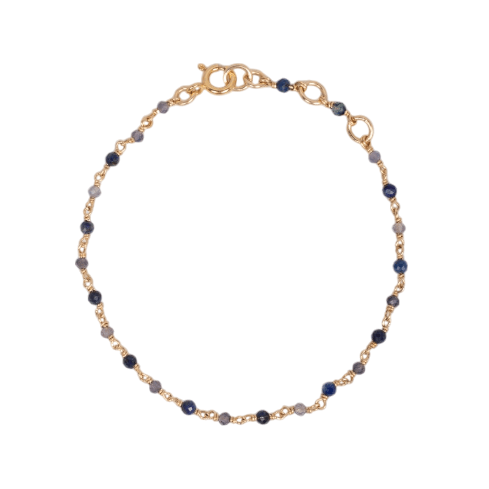 Carolita Bracelet #1 - Iolite & Lapislazuli Bracelets TARBAY