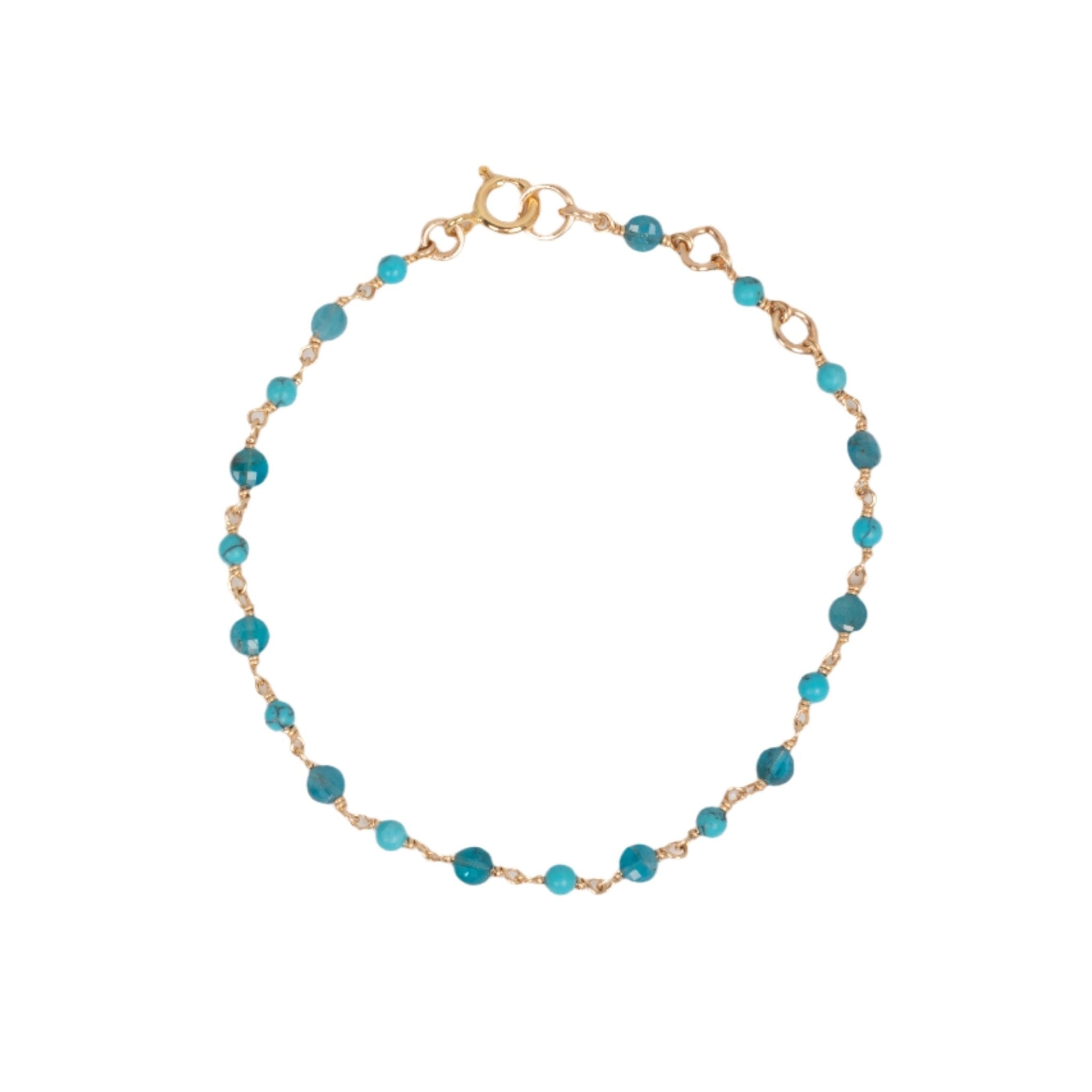 Carolita Bracelet #1 - Apatite & Turquoise Bracelets TARBAY