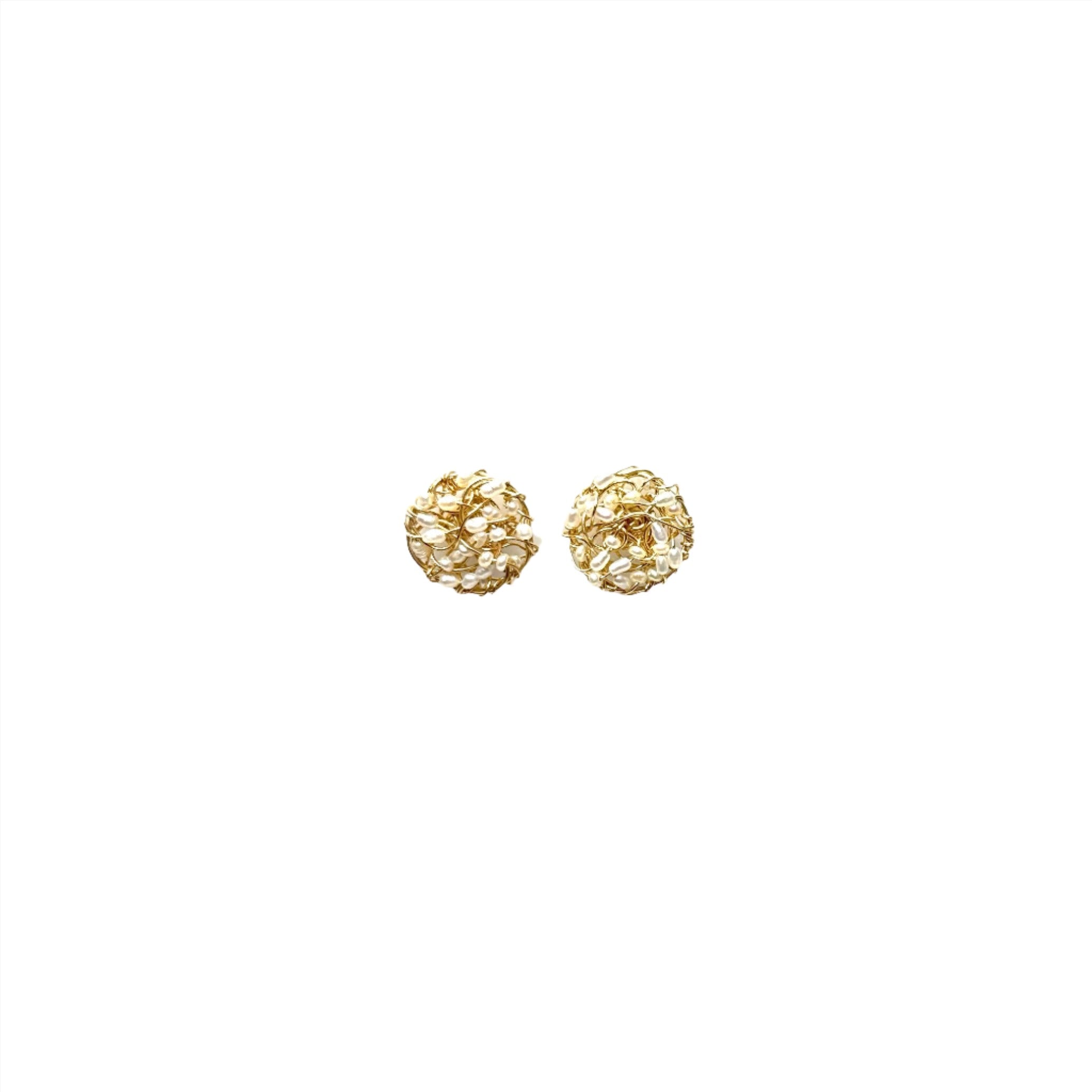Aura Earrings #1 (15mm) - Pearl Earrings TARBAY