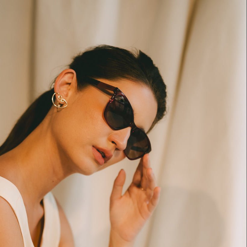 Parasol #1 - Burgundy SunGlasses FW25