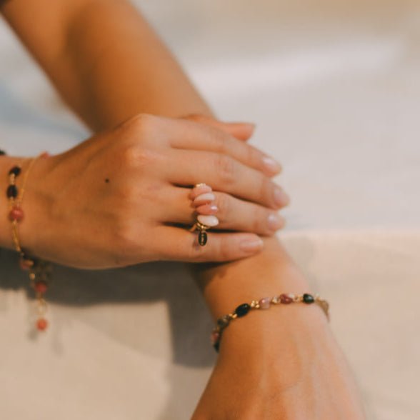 Rosalia Ring #1 - Rose Opal & 14K Gold-Filled Rings FW25