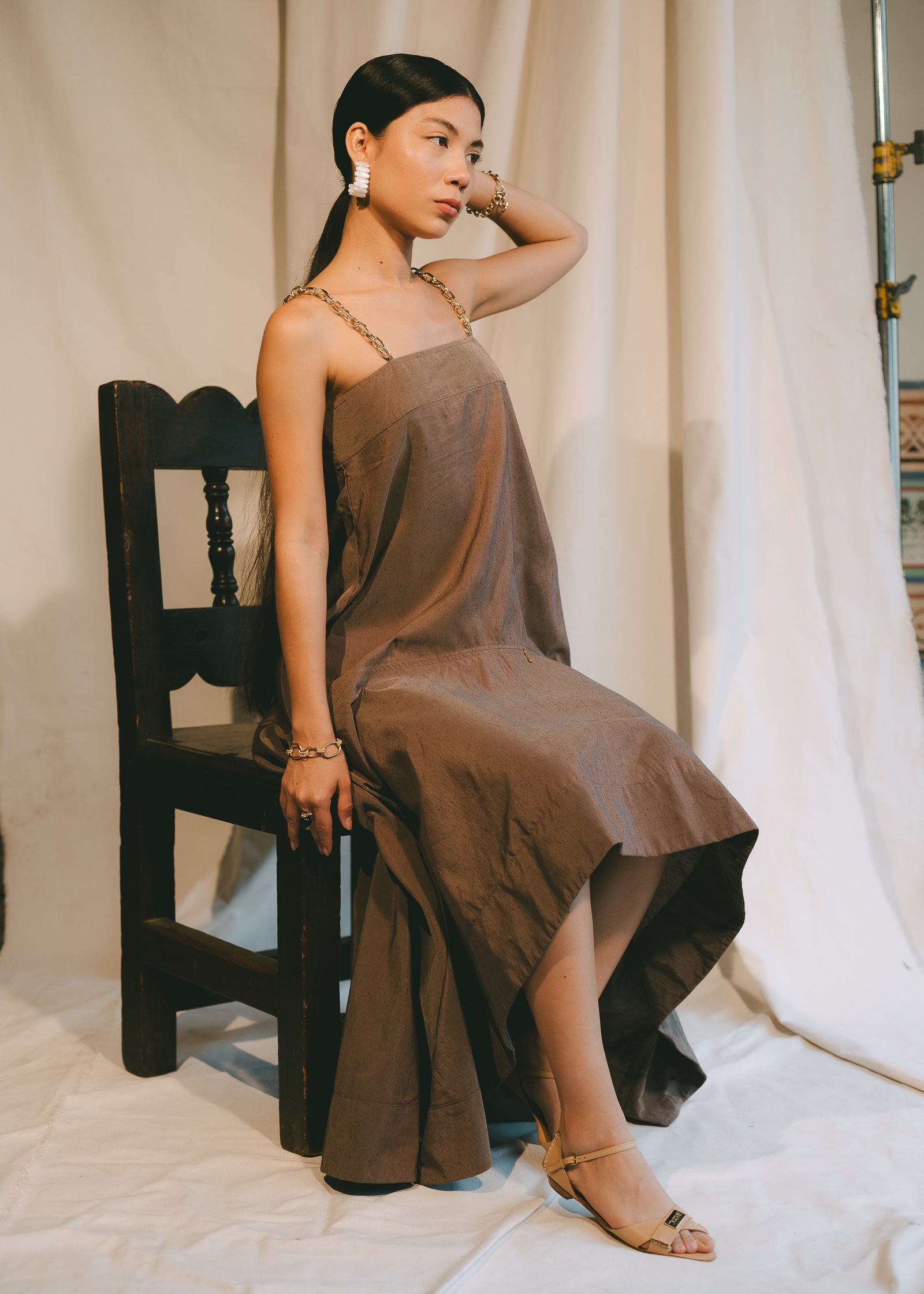 Monica Dress - Coffee