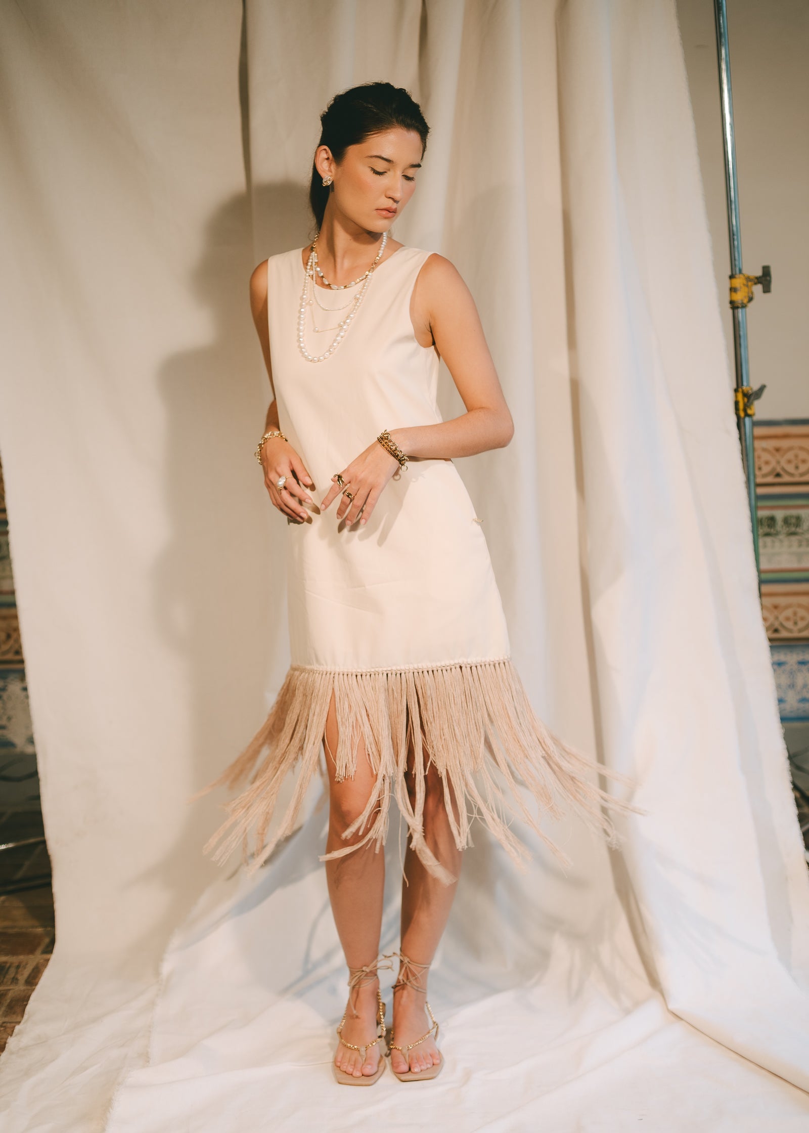 Josephine Dress - Buttercream