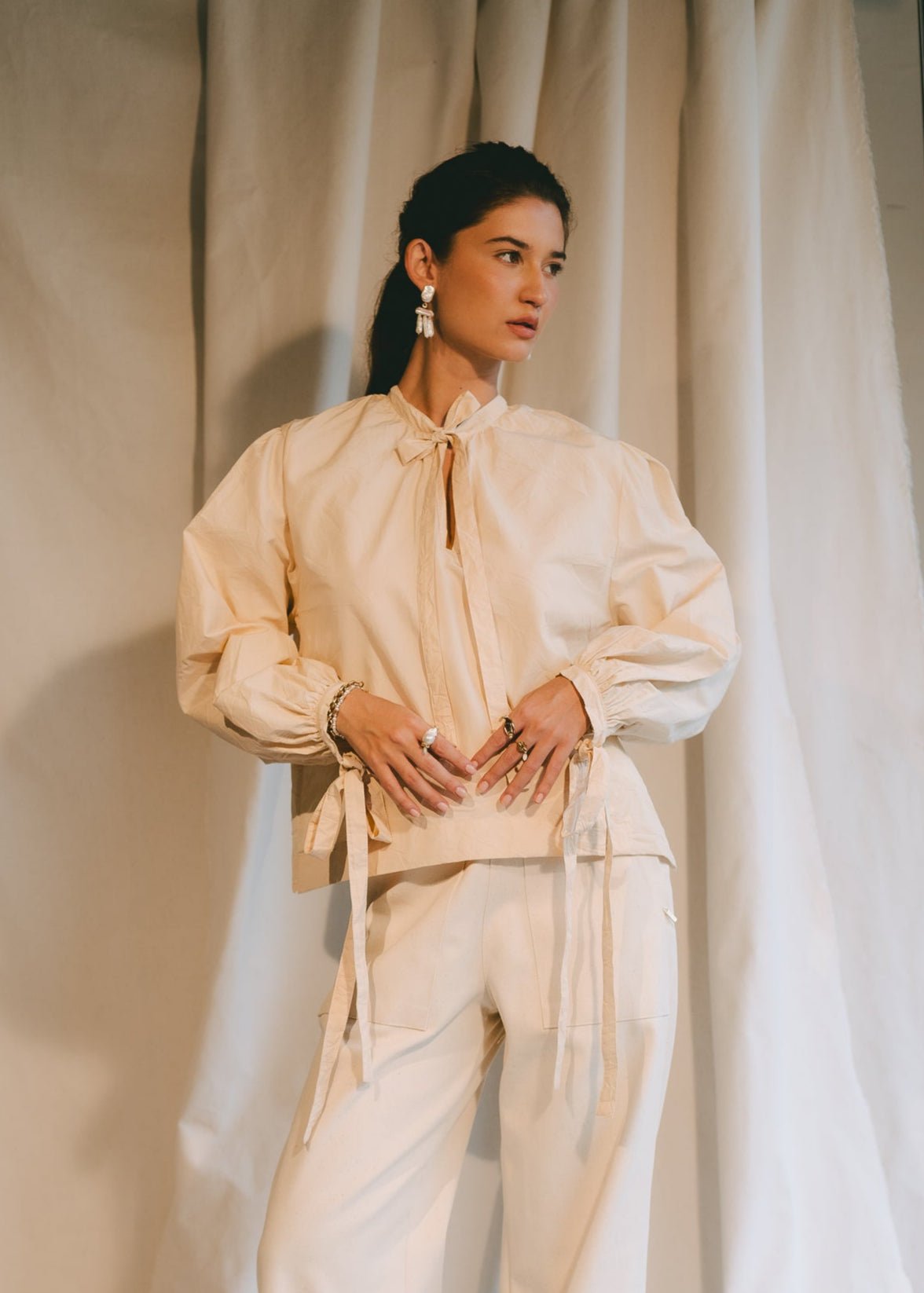 Carmelina Top - Buttercream Tops FW25