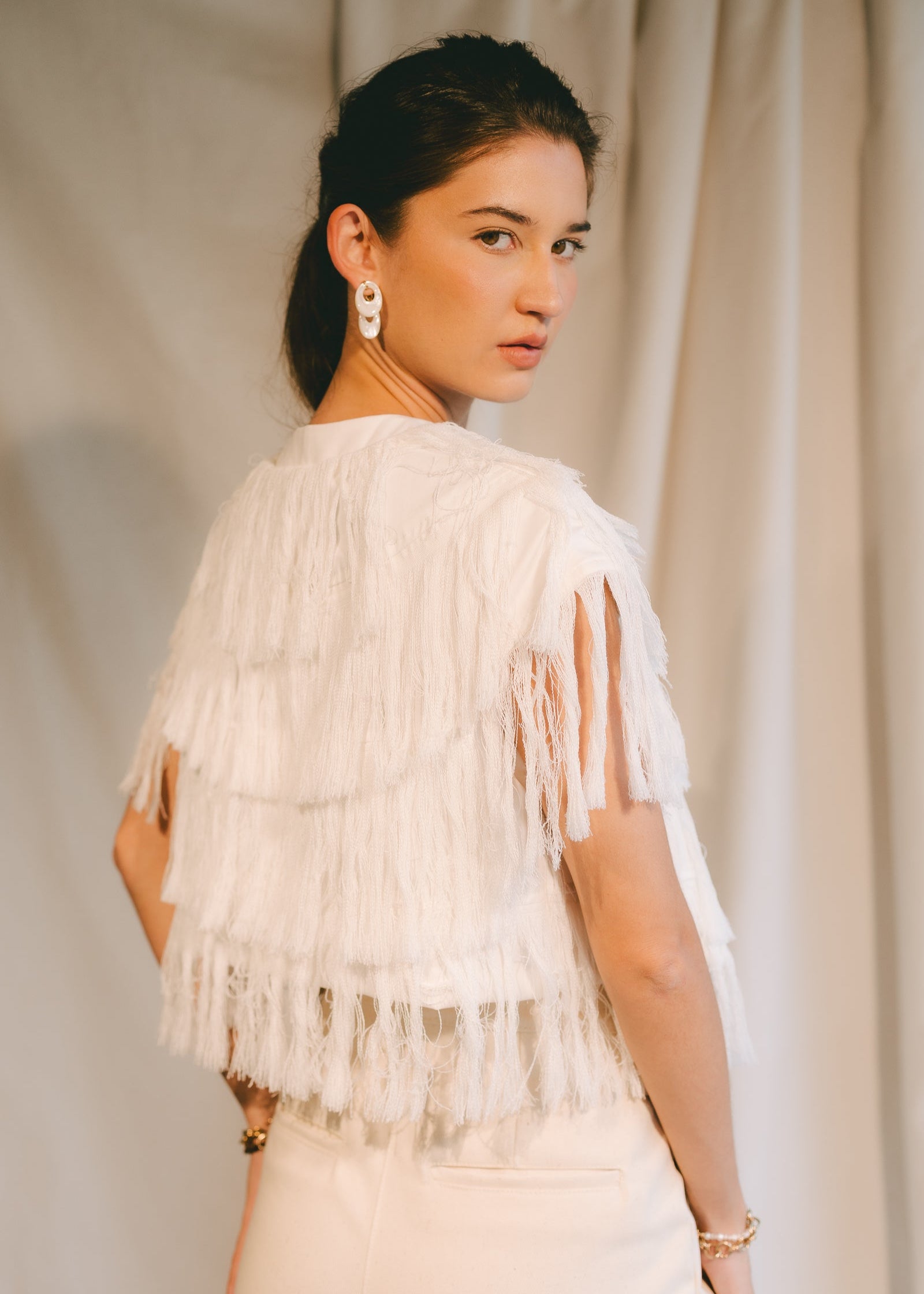 Cairel Vest - White
