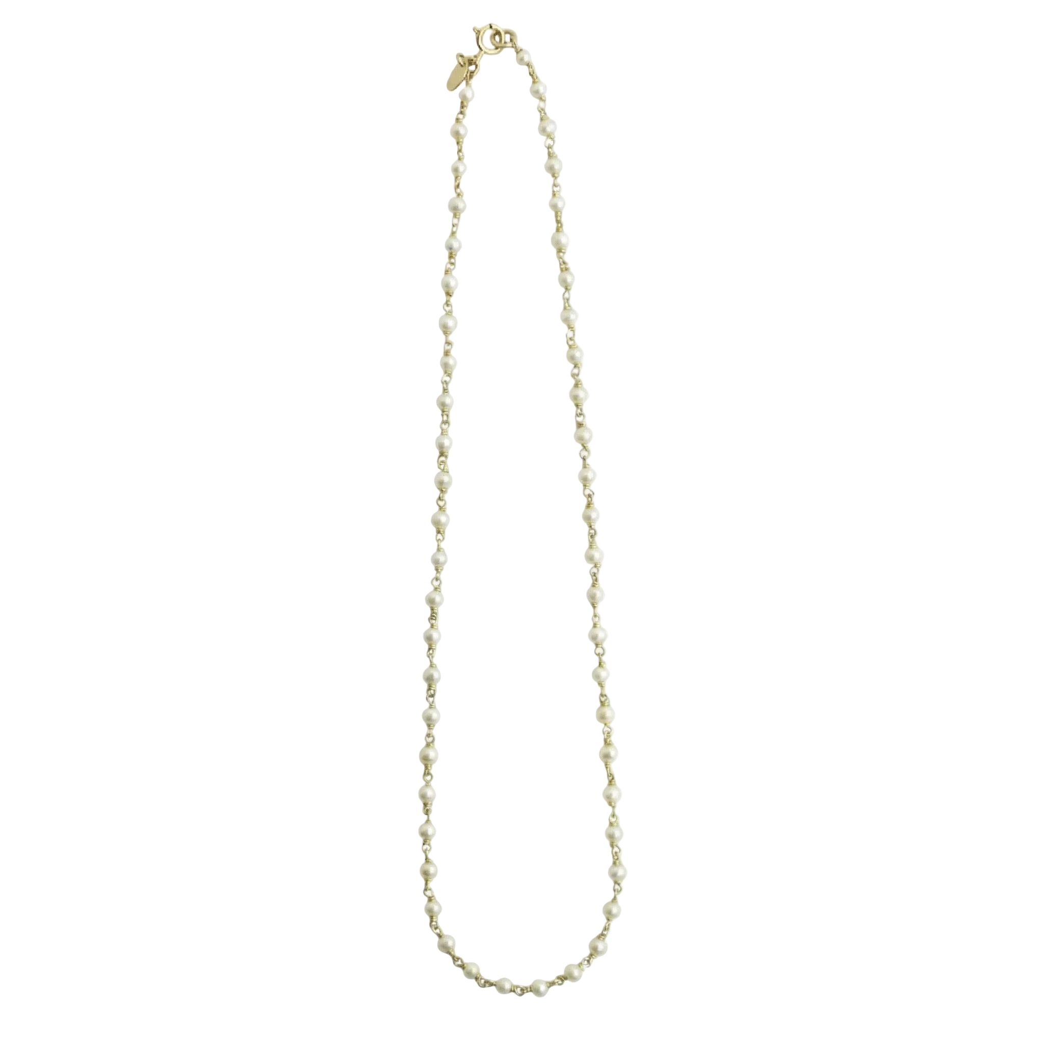Pearl Necklace #1 (4-5mm) - Pearl & 14K Gold-Filled