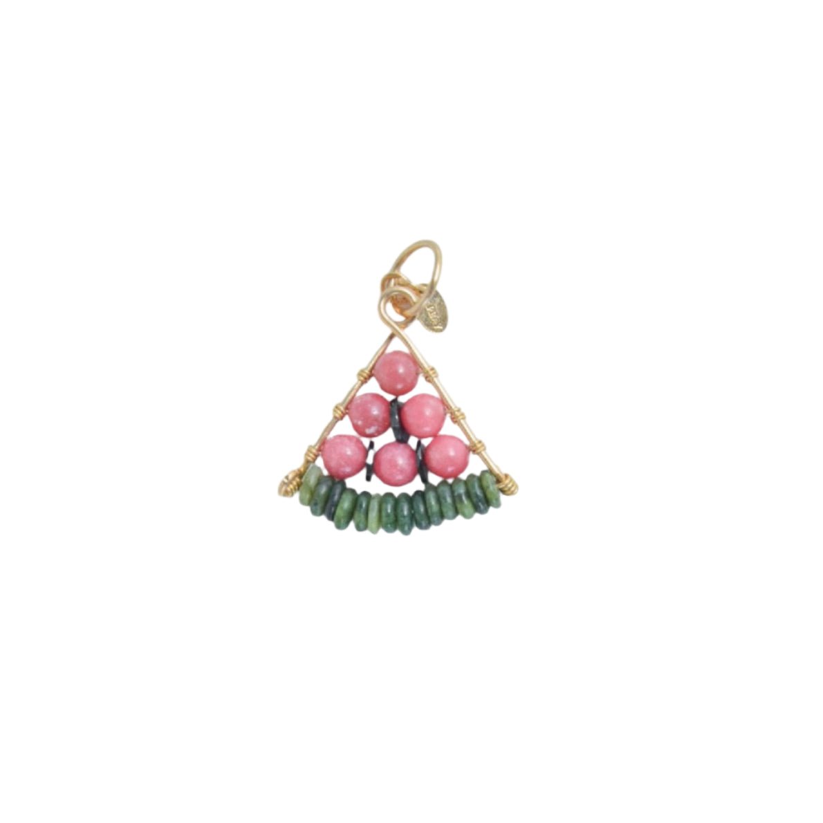 Patilla Charm #4 (30mm) - Rhodonite, Jade & Spinel Charms TARBAY