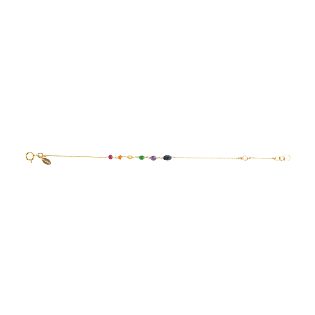 Infinity Bracelet #1 - Sapphire, Ruby, Amethyst, Carnelian, Citrine & Tourmaline Bracelets TARBAY