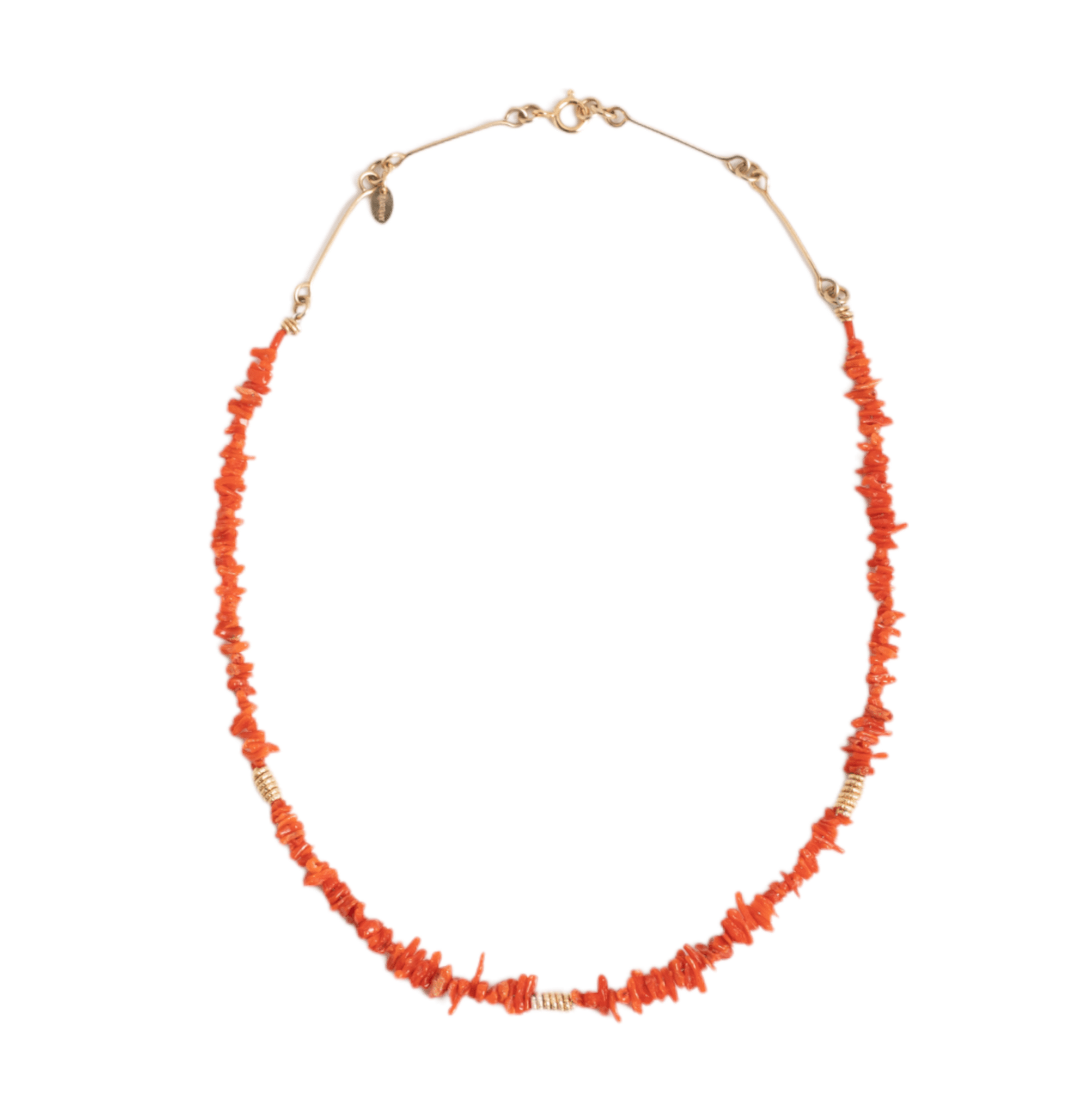 Diana Necklace #4 - Red Coral Necklaces CLASICOS