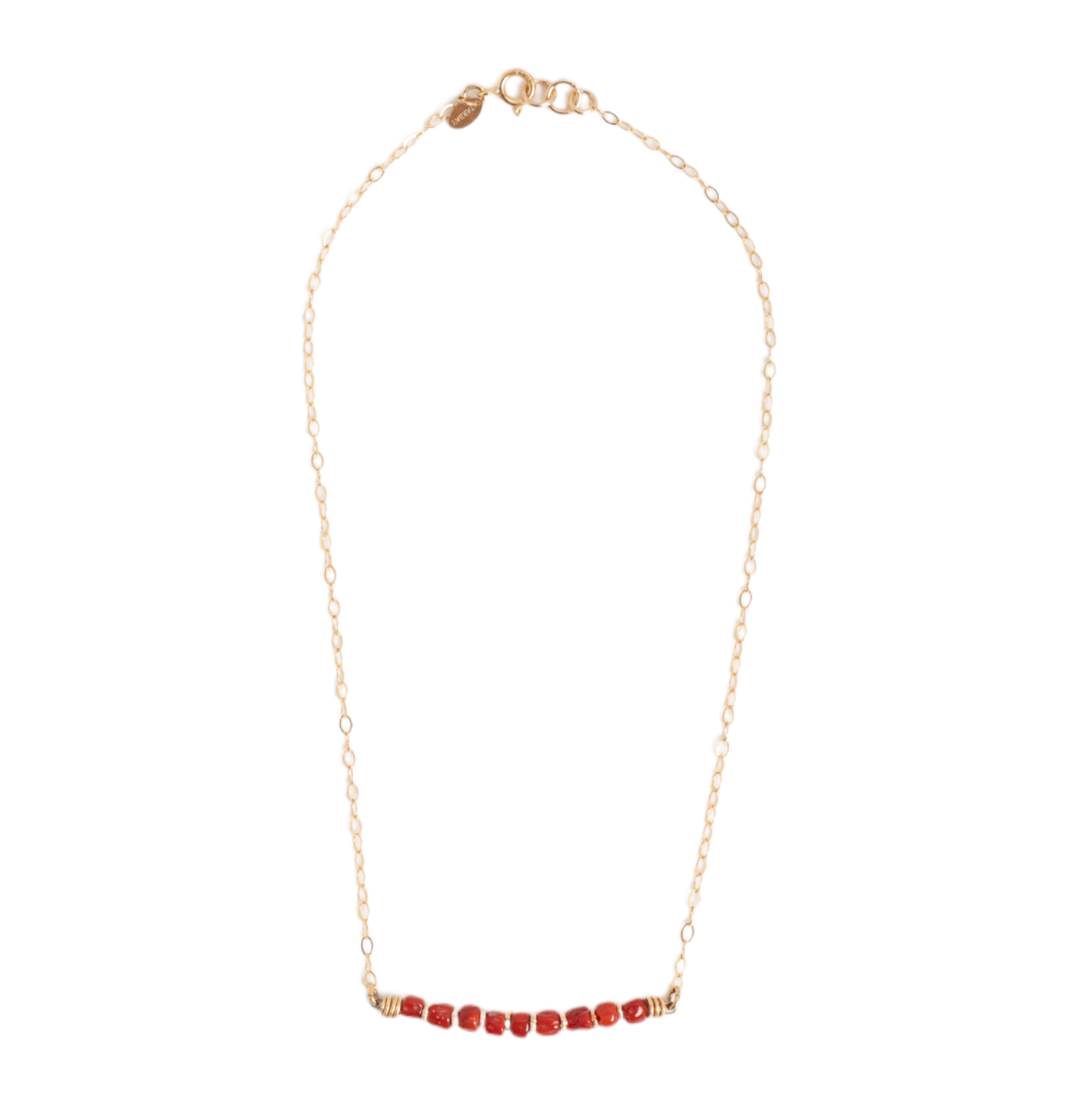 Koralli Necklace #2 - Red Coral Necklaces TARBAY