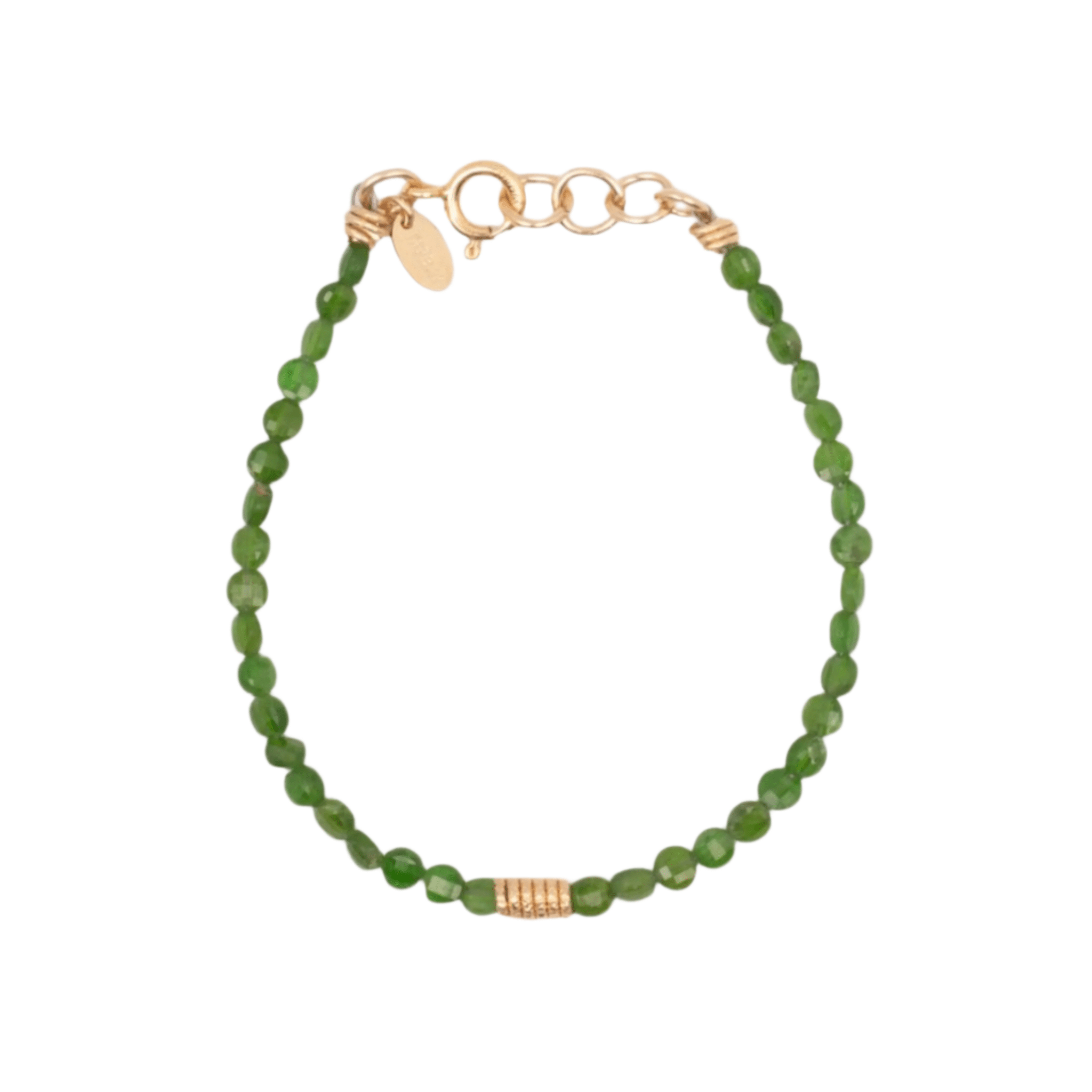 Diana Bracelet #1 - Green Tourmaline & 14K Gold-Filled Bracelets TARBAY