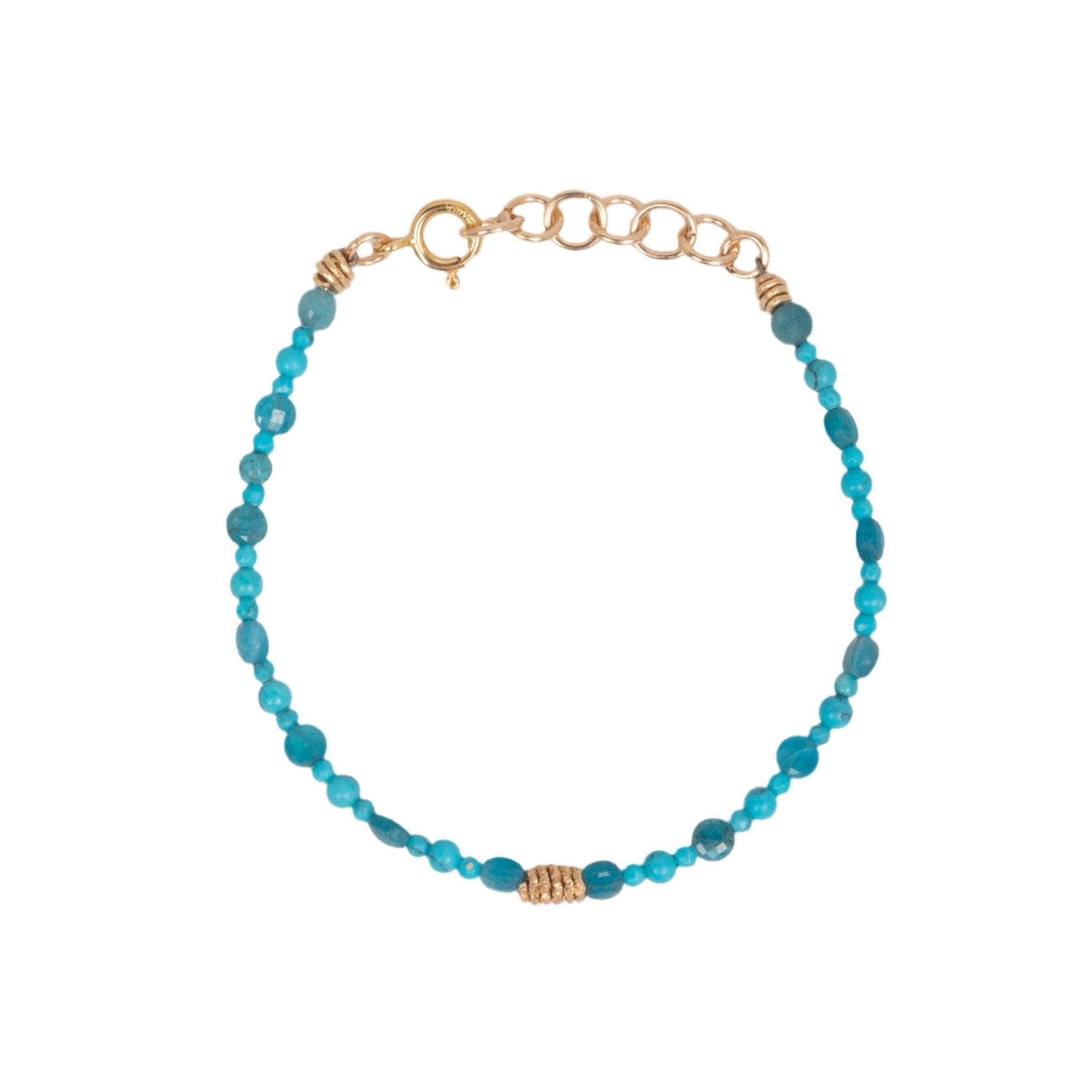 Diana Bracelet #1 - Turquoise & 14K Gold-Filled Bracelets TARBAY