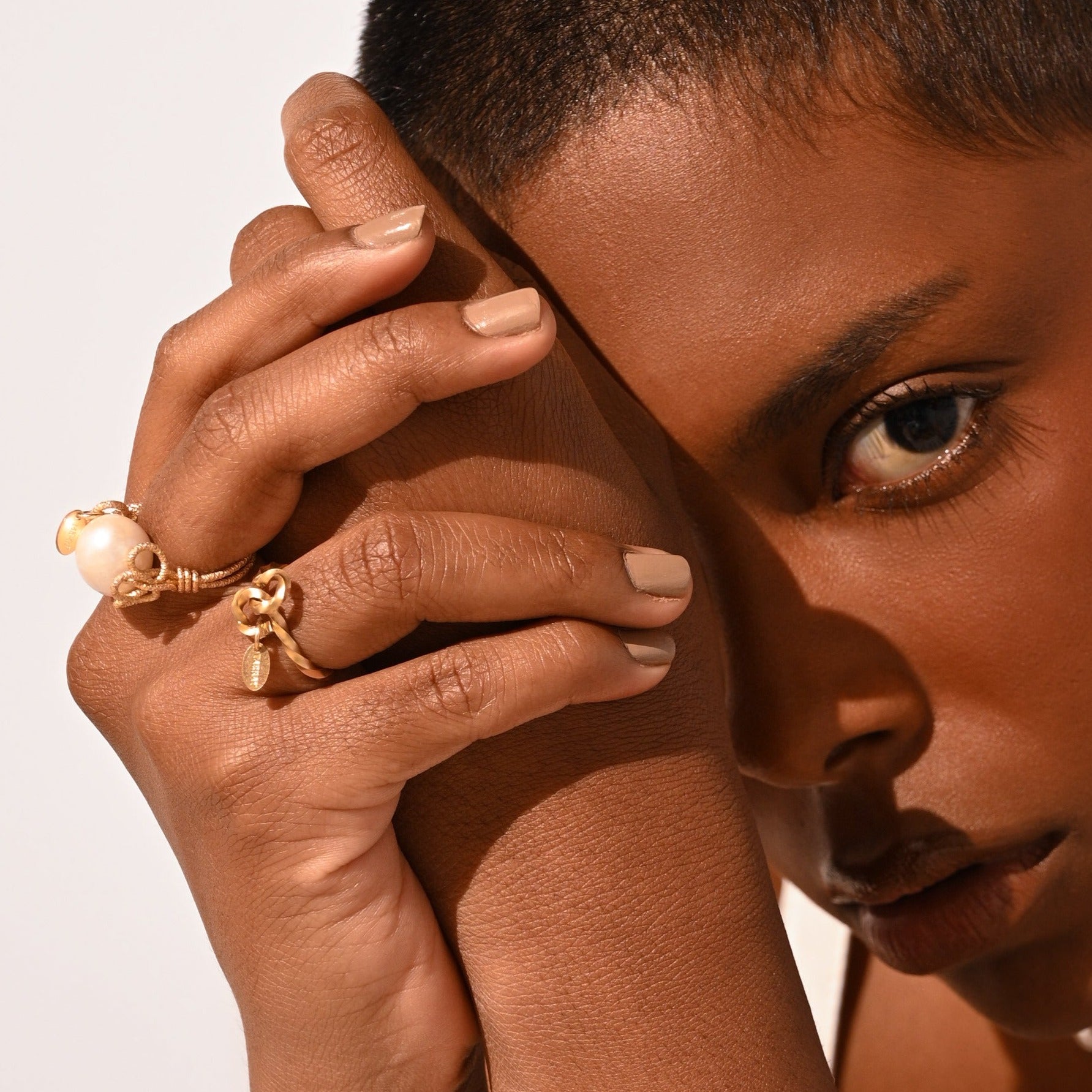 Pearl Ring #5 (14mm) - Pearl & 14K Gold-Filled Rings TARBAY