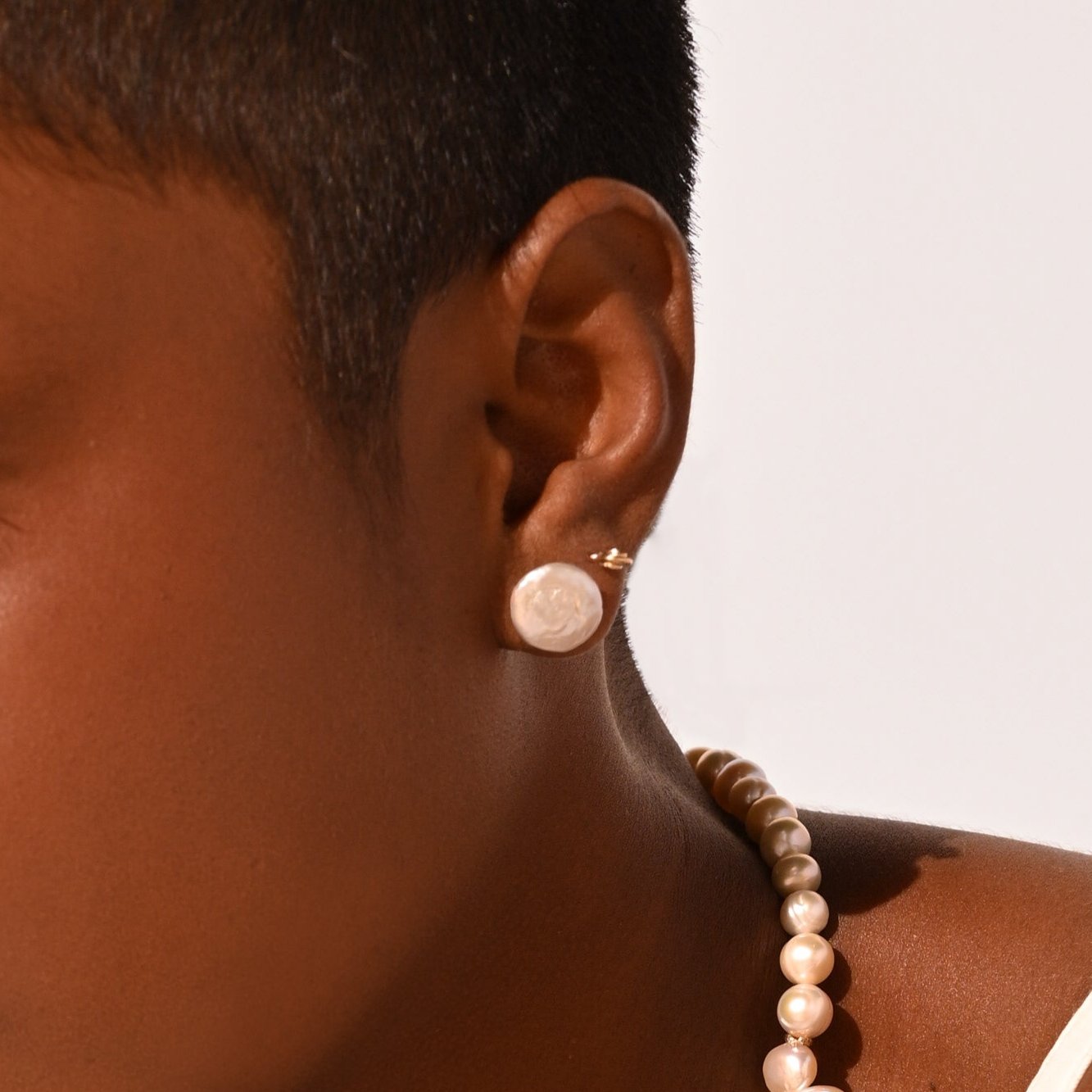 Keshi Earrings #8 (12mm) Earrings TARBAY