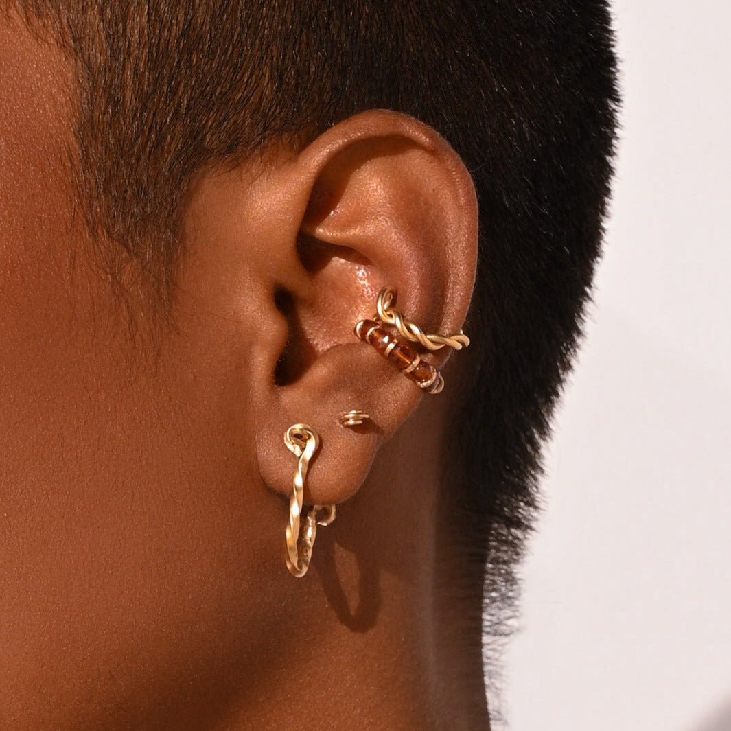 Komy Earrings #2 (25mm) - 14K Gold-Filled Earrings TARBAY