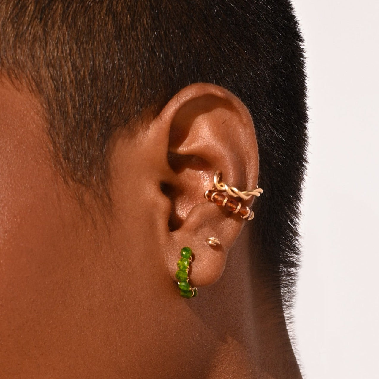Acerola Earcuff - Spessartite Earrings TARBAY   