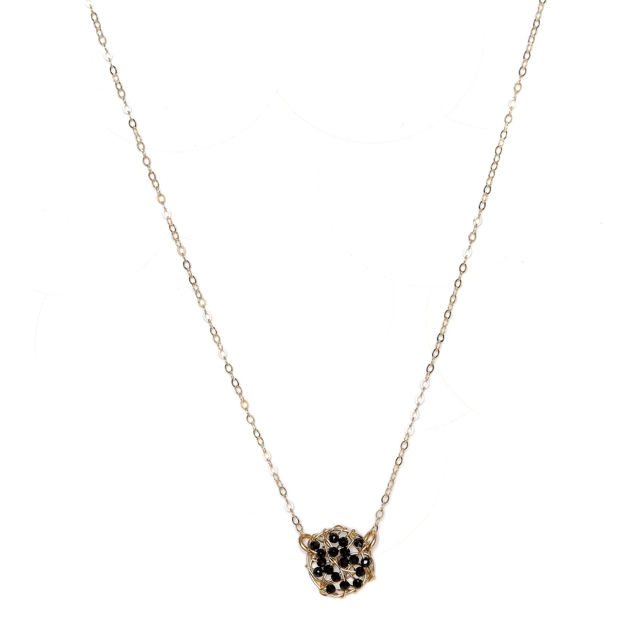 Aura Necklace #2 (10mm) - Black Onyx Charms CLASICOS