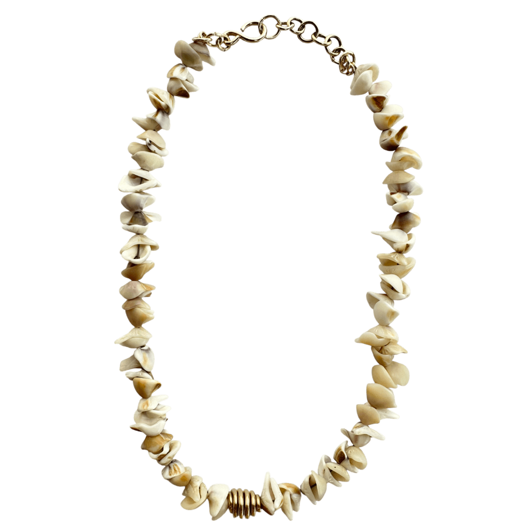 Caracola Necklace #1 - Seashell & 14K Gold-Filled Necklaces FW25