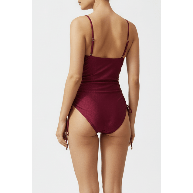 Zaira Swimsuit - Burgundy Swimsuits FW25
