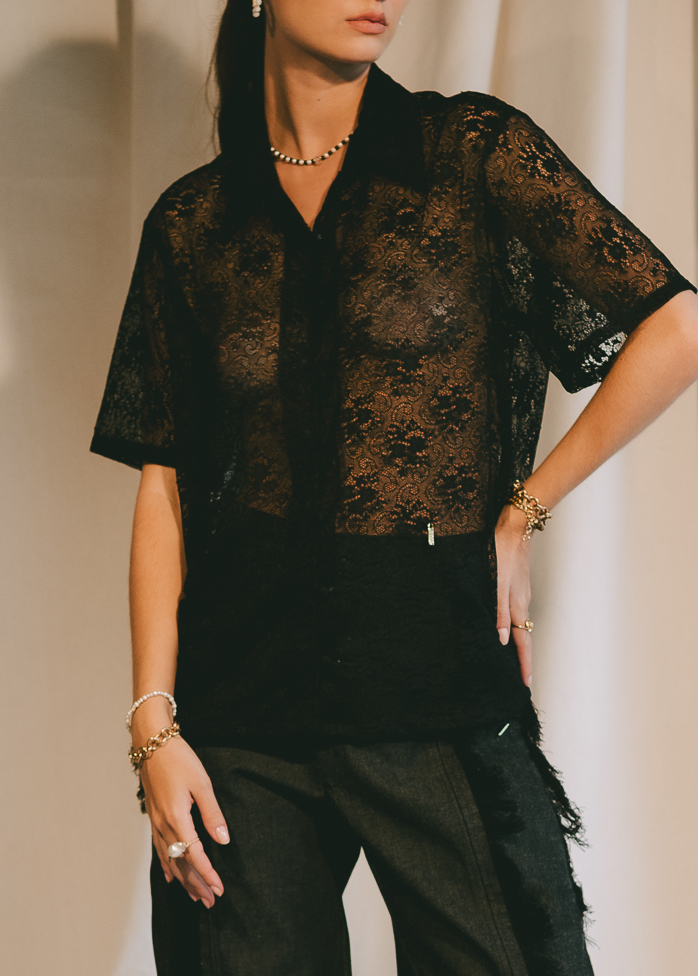 Esperanza Top - Nero Tops FW25