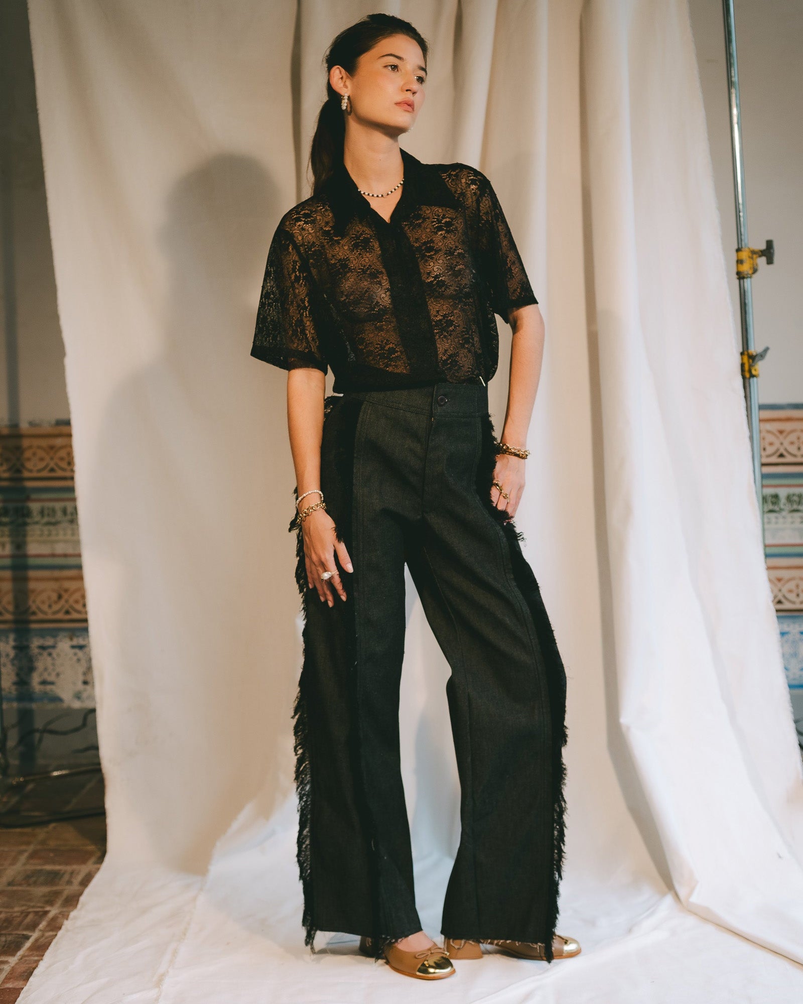 Esperanza Top - Nero Tops FW25