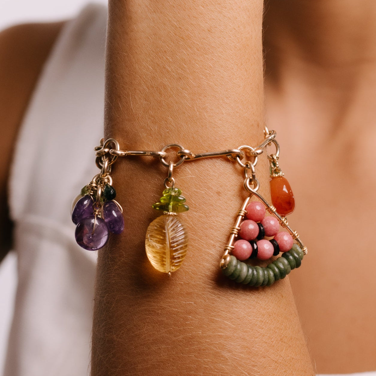 Armonia Charm Bracelet #2 - Fruits Bracelets TARBAY