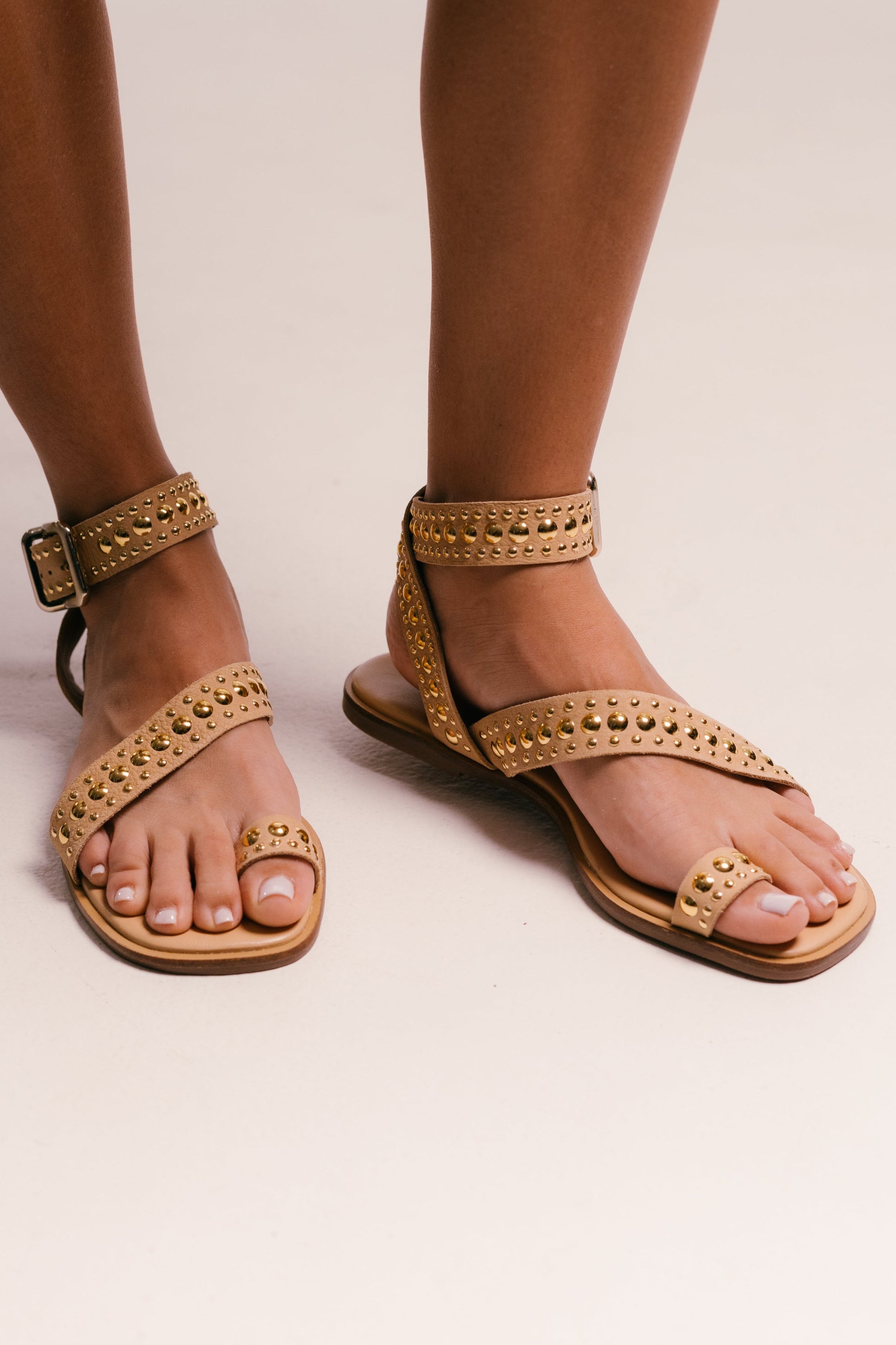 Morella Flat Sandals - Toast Flats TARBAY