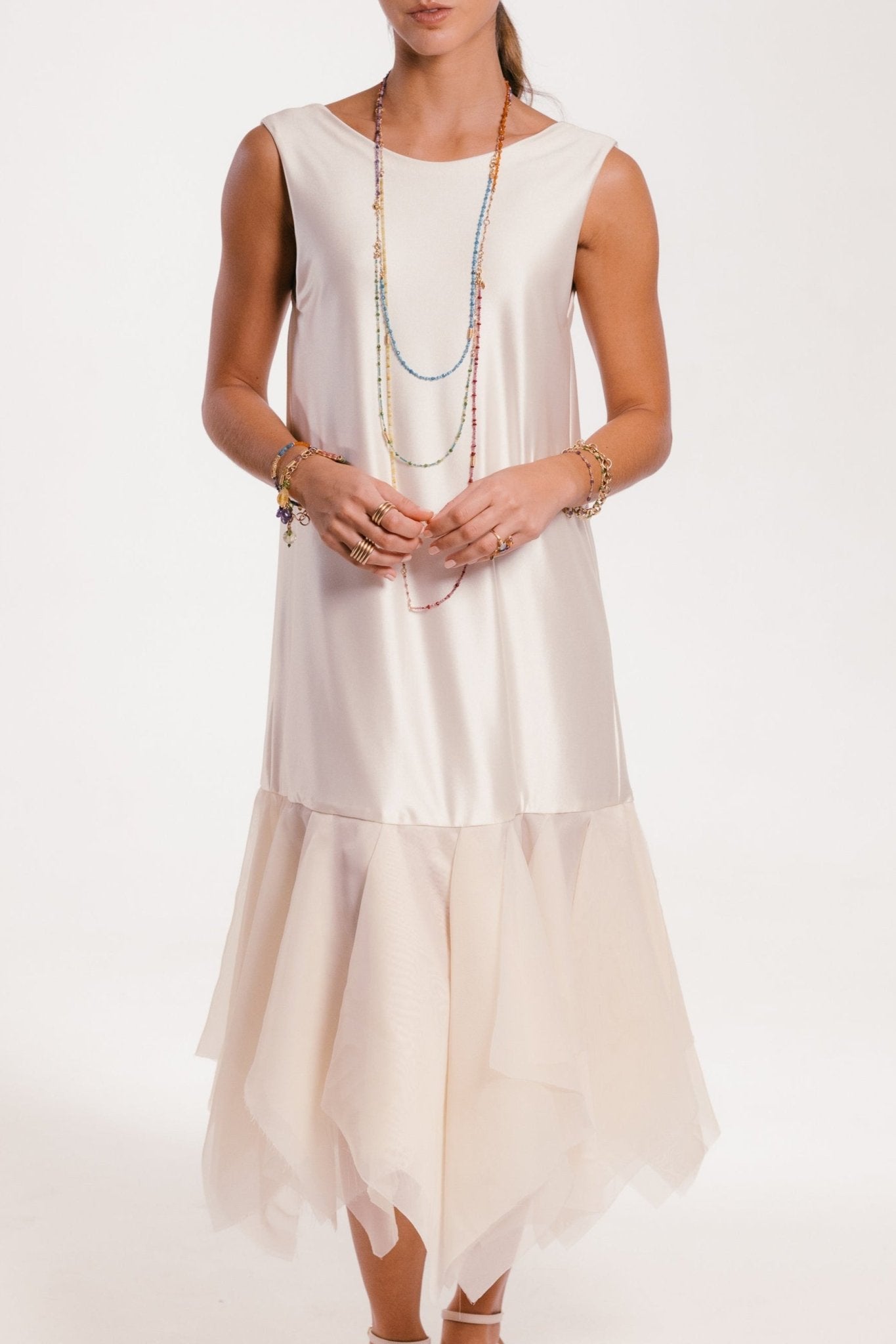 Nadia Dress - Buttercream Dresses TARBAY