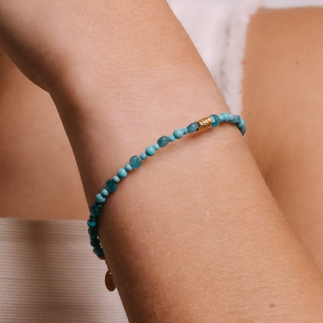Diana Bracelet #1 - Turquoise & 14K Gold-Filled Bracelets TARBAY