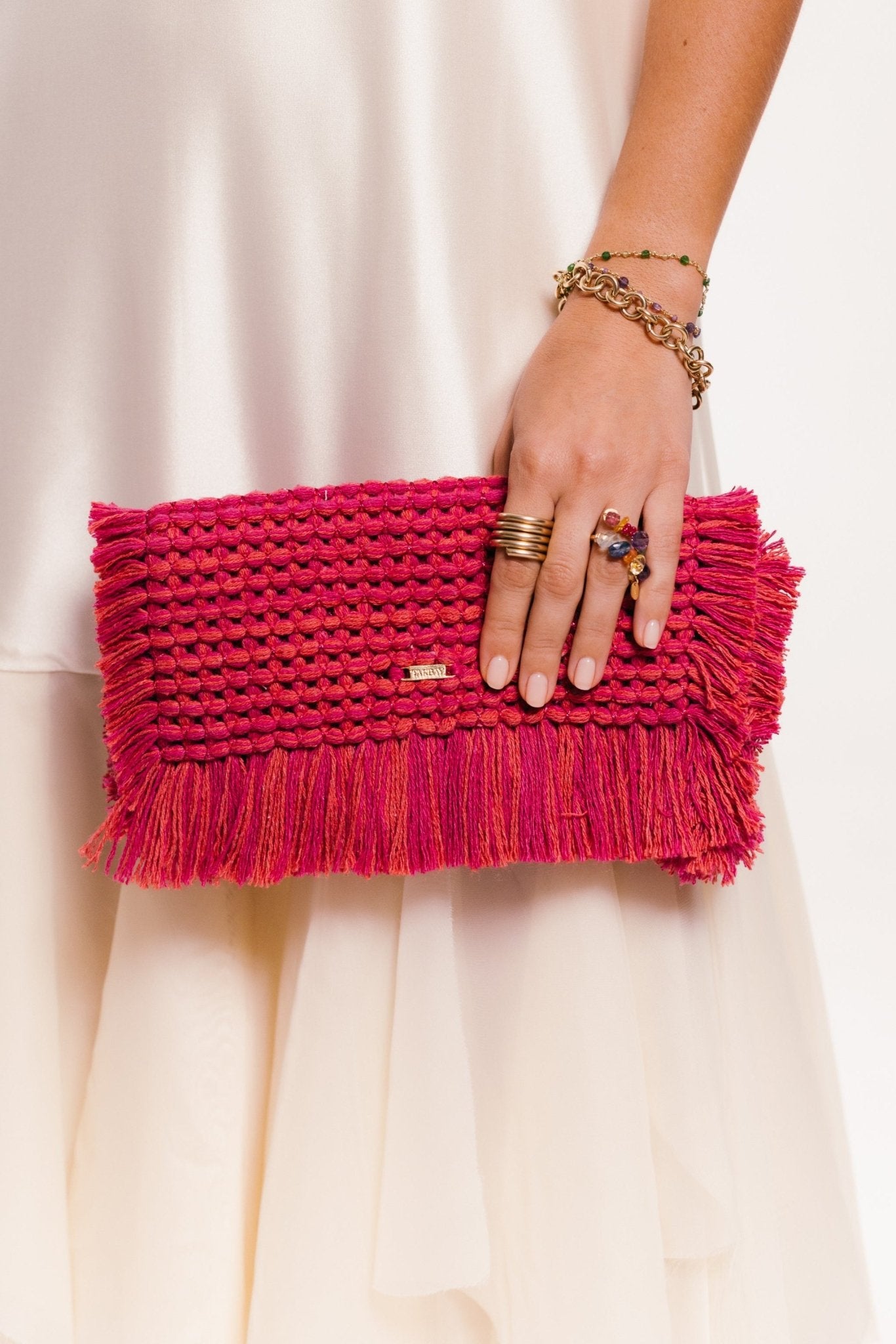 Gossypium Clutch Bag #4 - Bubblegum Clutch & Crossbody Bags TARBAY