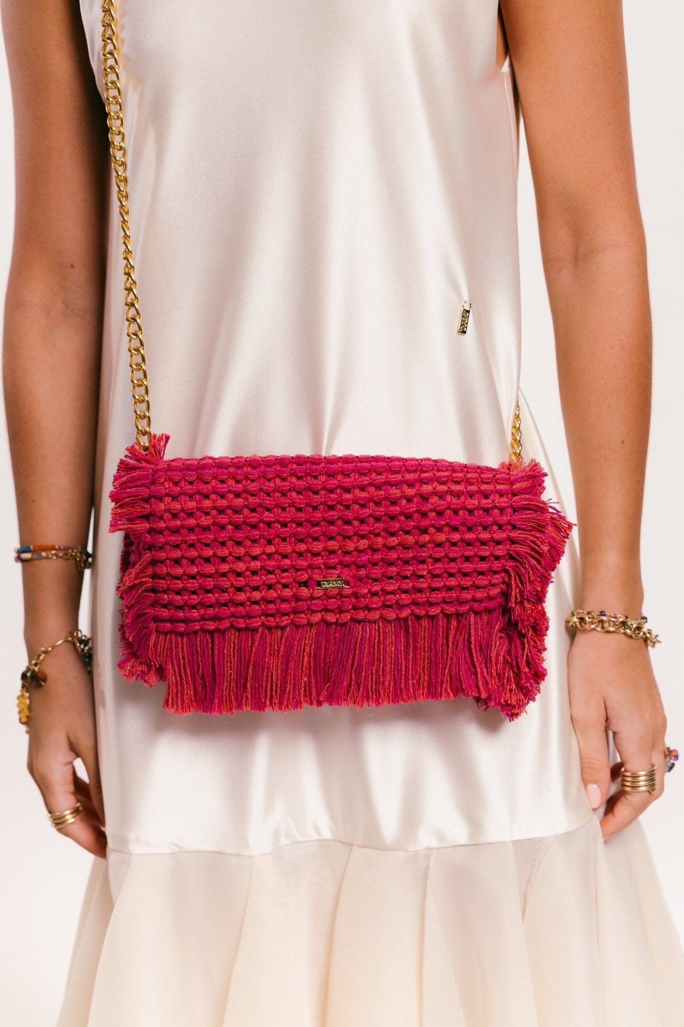 Gossypium Clutch Bag #4 - Bubblegum Clutch & Crossbody Bags TARBAY