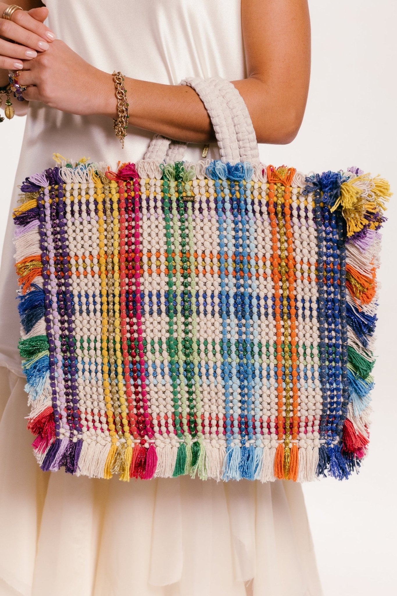 Gosssypium Tote Bag Large - Fructalia Mix Hand & Crossbody Bags TARBAY