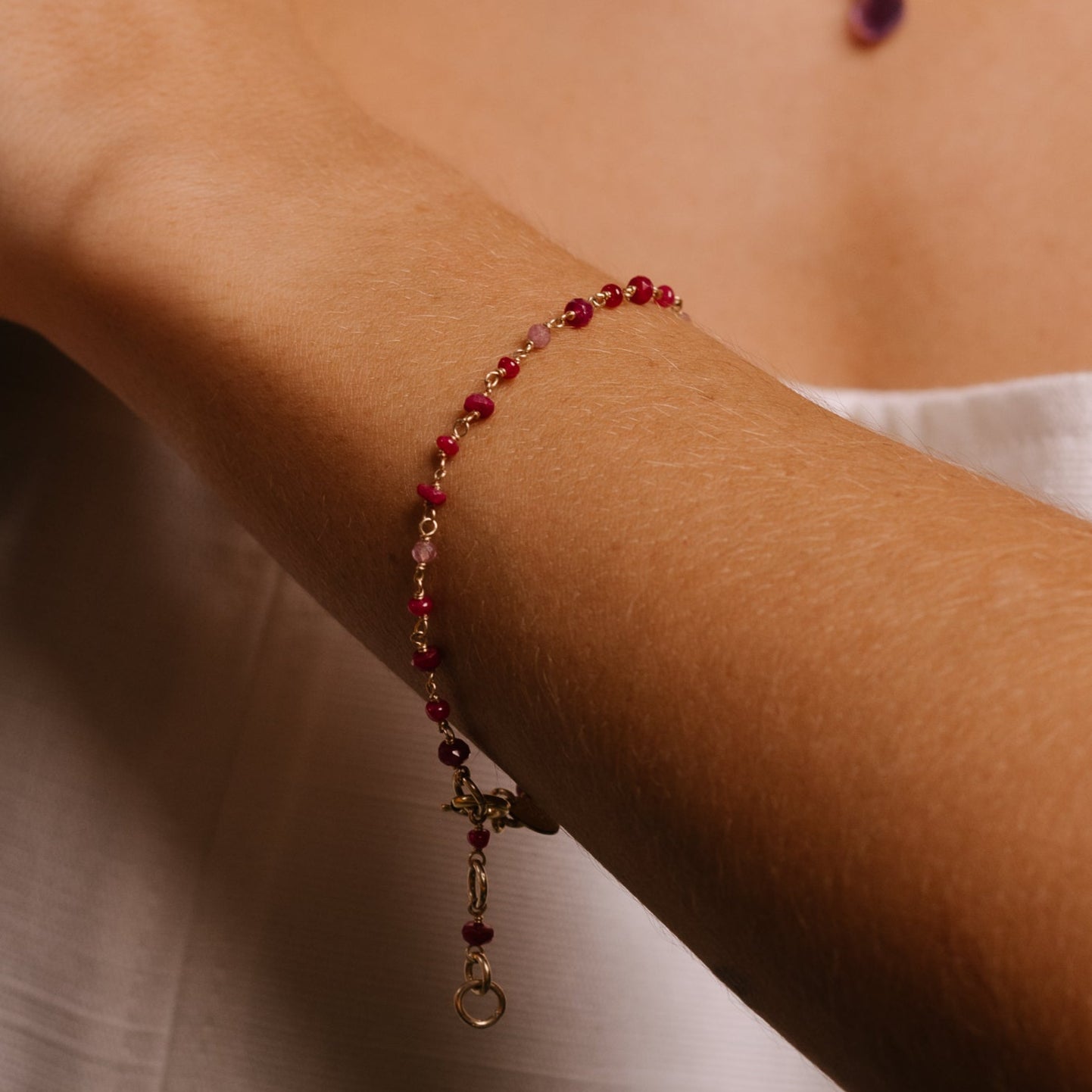 Carolita Bracelet #1 - Ruby & Tourmaline Bracelets TARBAY