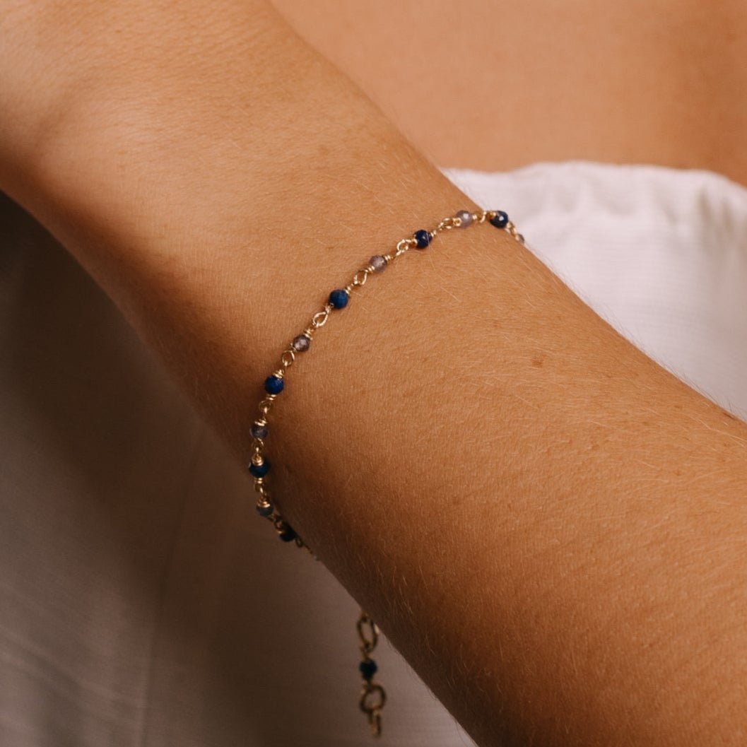 Carolita Bracelet #1 - Iolite & Lapislazuli Bracelets TARBAY
