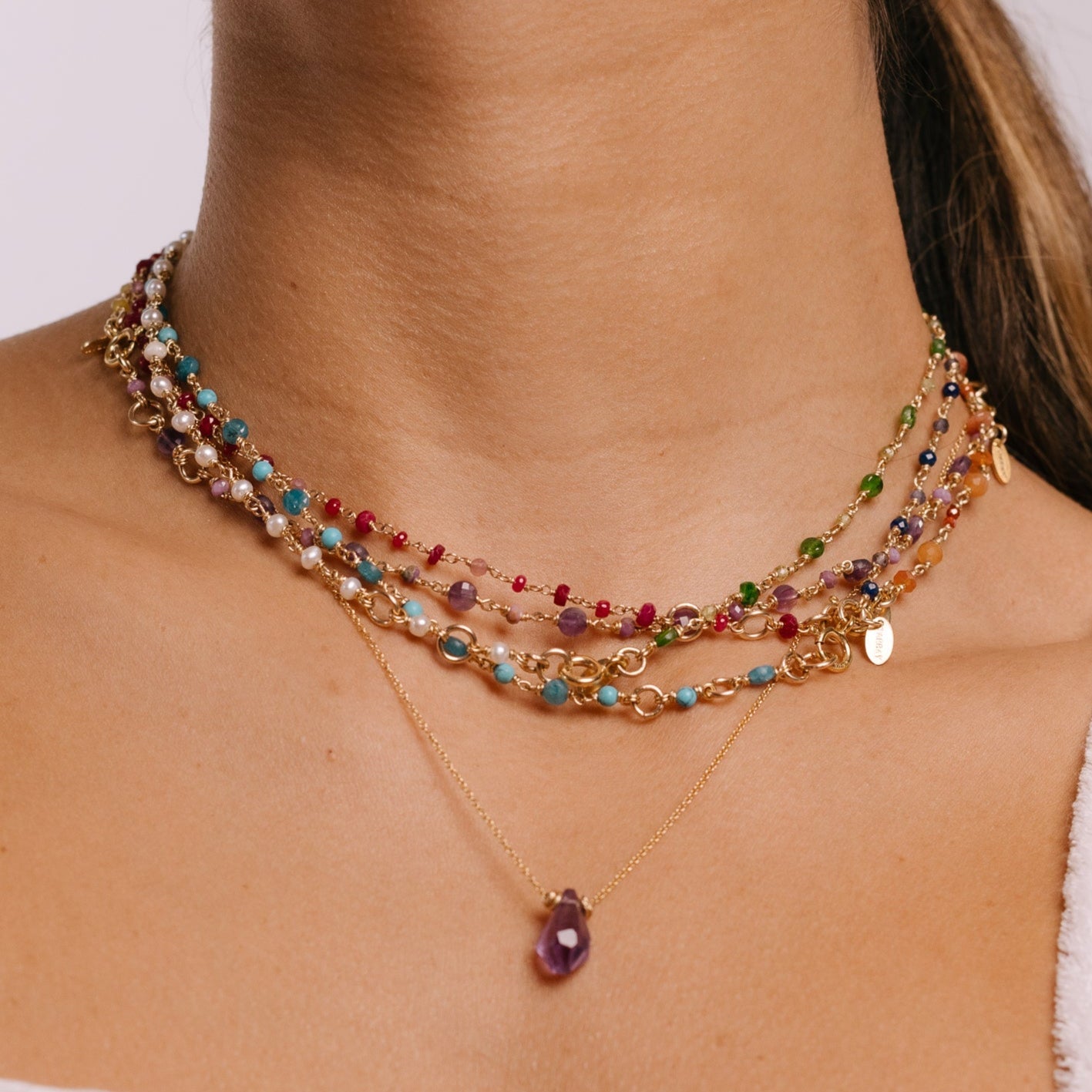 Carolita Bracelet #1 - Iolite & Lapislazuli Bracelets TARBAY