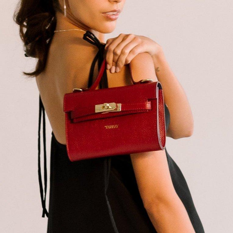 Olympia Crossbody Bag - Red Hand & Crossbody Bags TARBAY