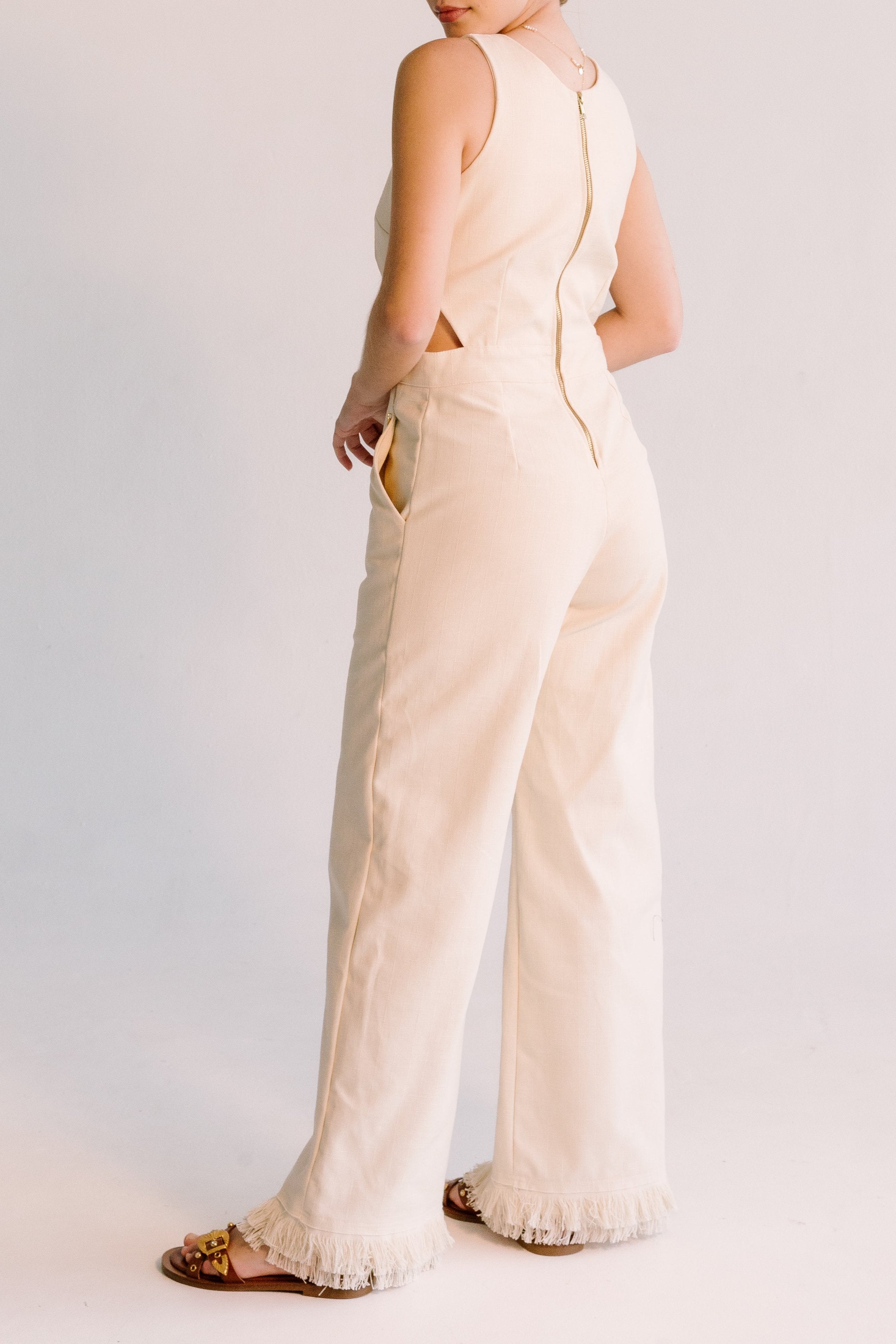 Sharon Jumpsuit - Buttercream Jumpsuits TARBAY