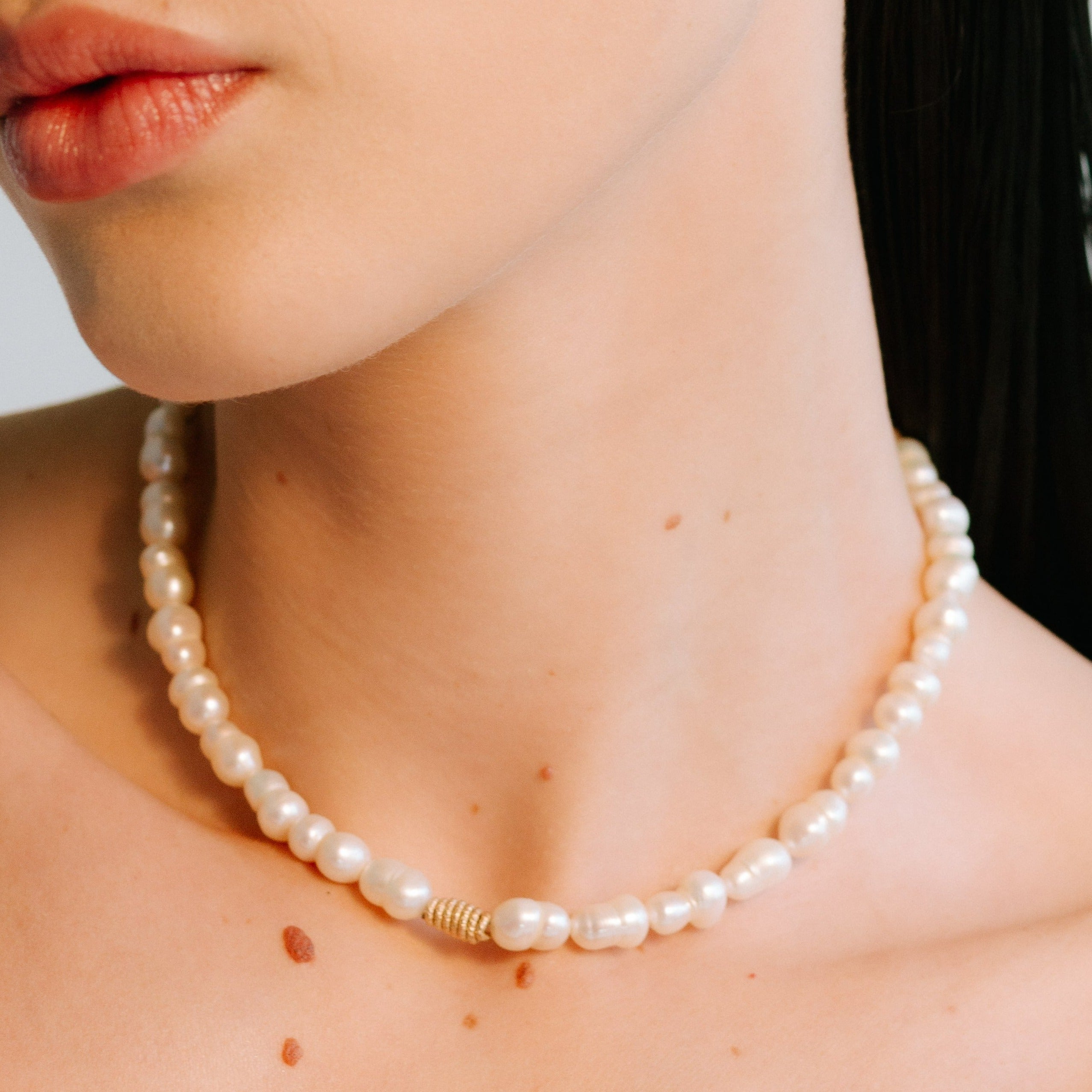 Diana Necklace #2 - Pearls