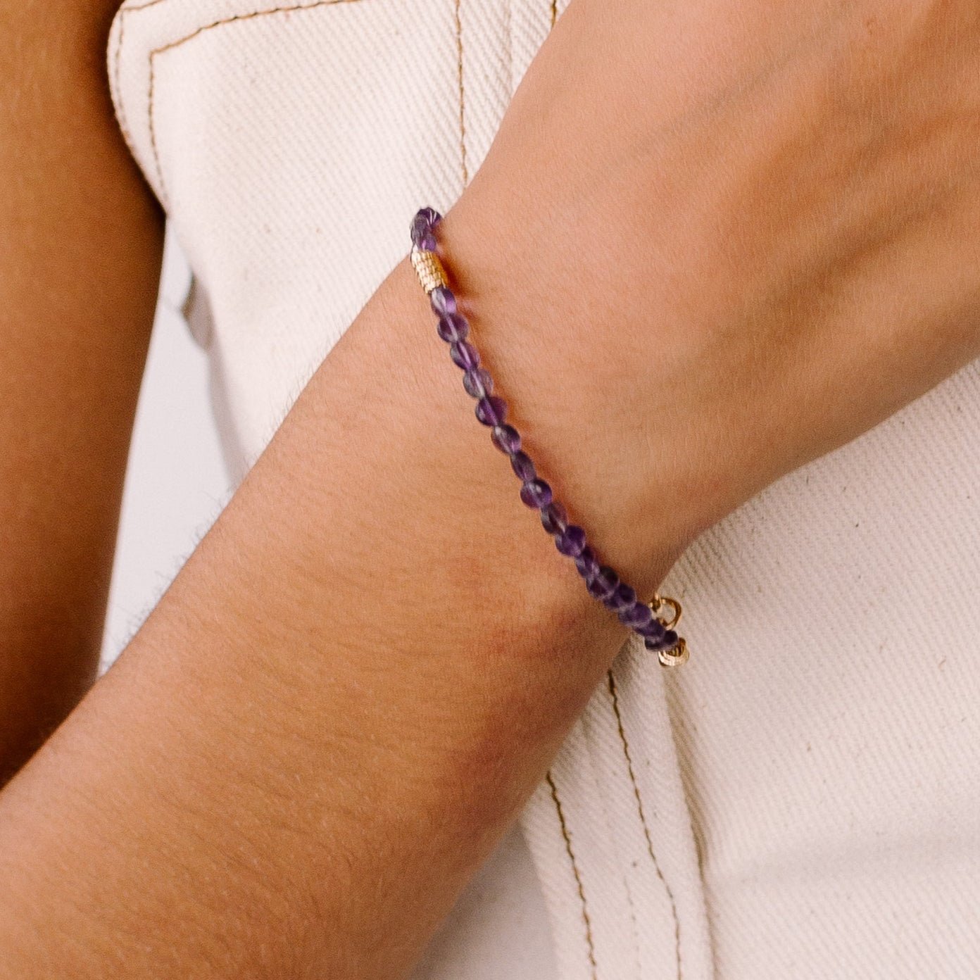 Diana Bracelet #1 - Amethyst & 14K Gold-Filled Bracelets TARBAY