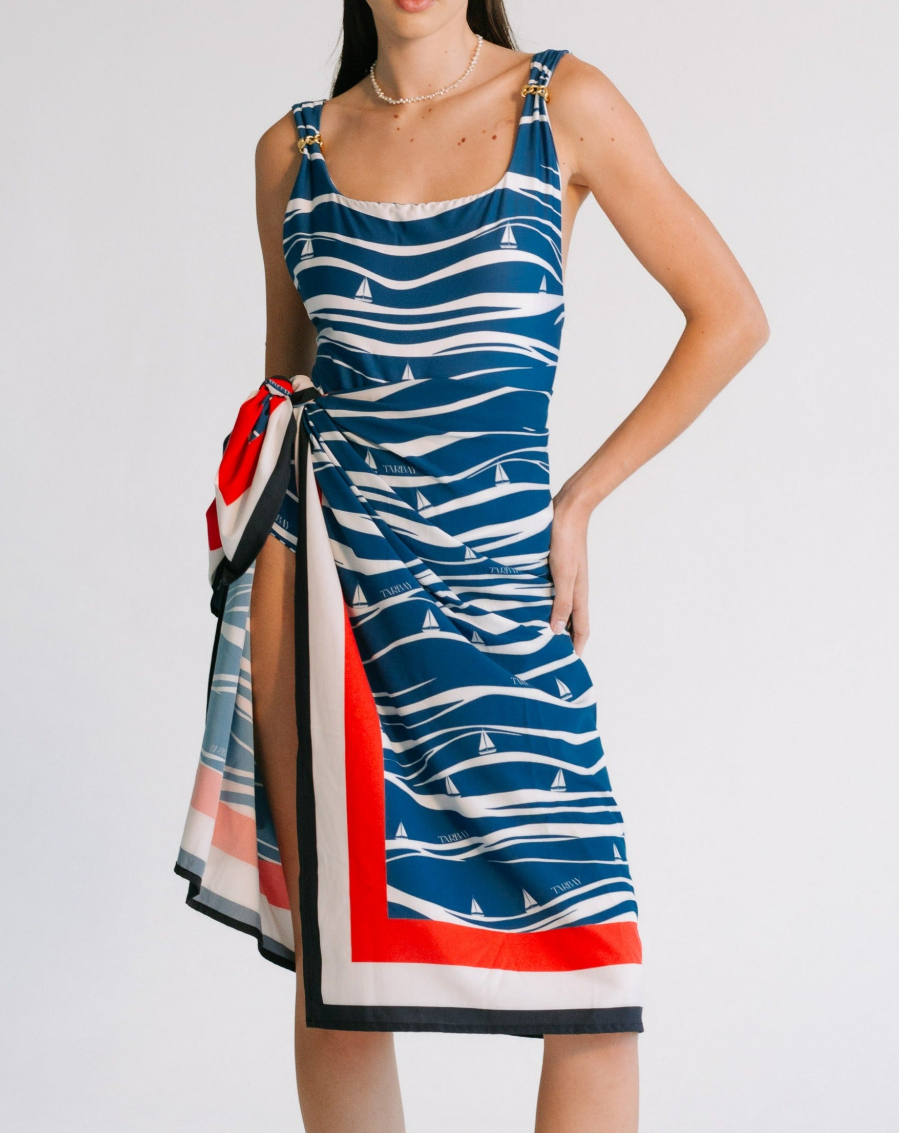 Print Pareo - Blue Sailor Swimsuits TARBAY
