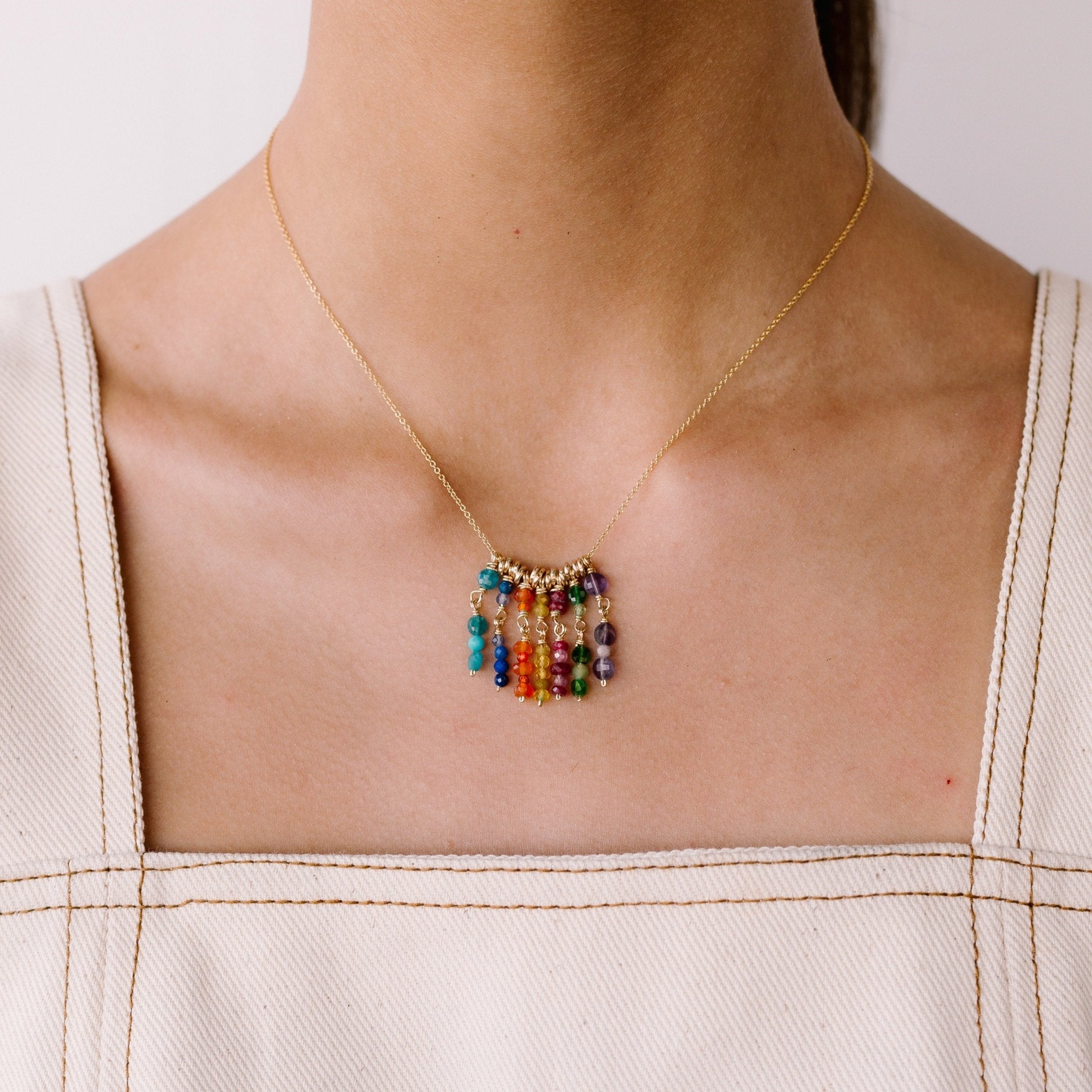 Miranda Necklace #2 - Fructalia Mix Gems Necklaces TARBAY