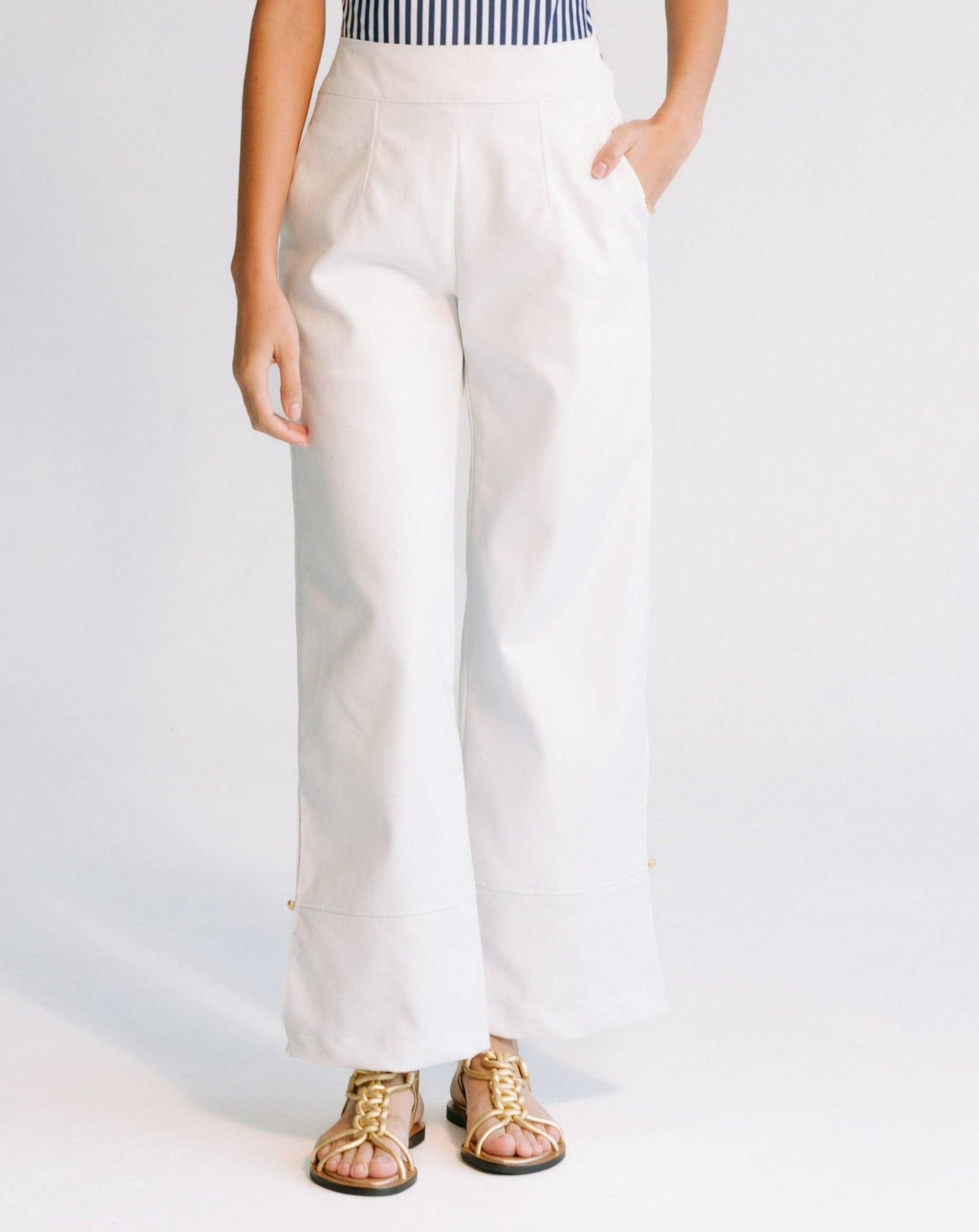 Hali Pants - White Pants TARBAY