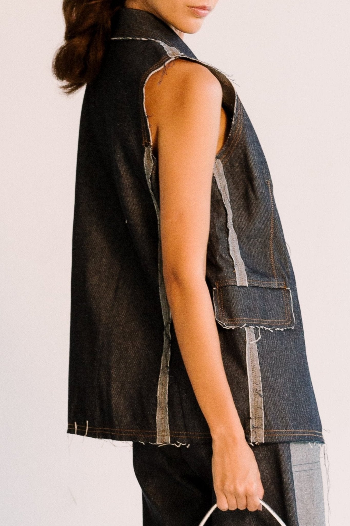 Merlina Vest - Blue Jean Vests TARBAY