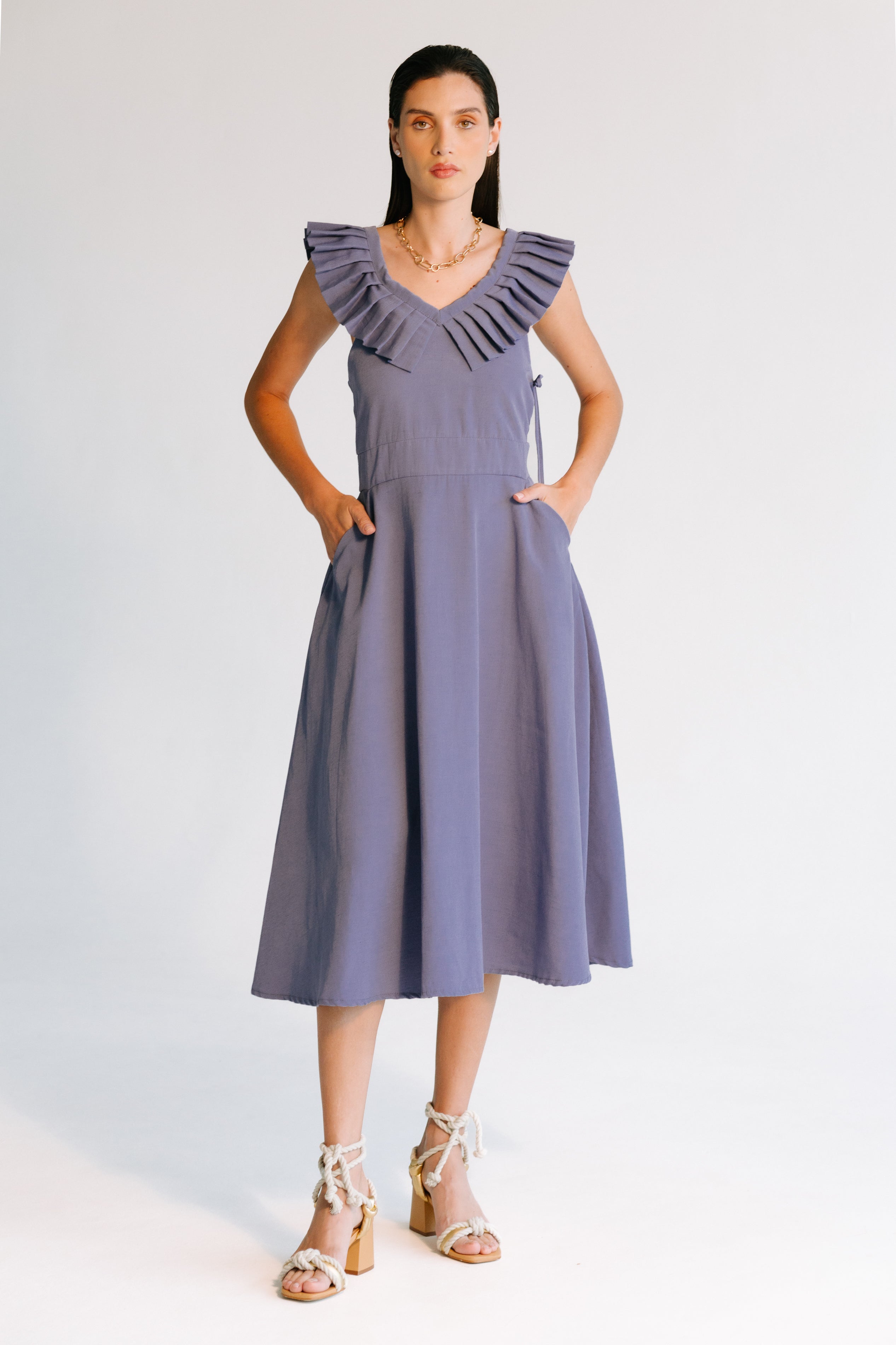 Yailyn Dress - Blue Dress TARBAY   
