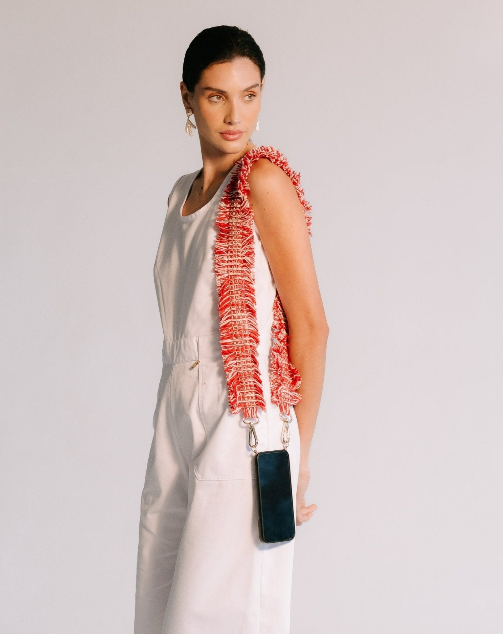 Gossypium Strap #1 - Red & Buttercream Straps TARBAY