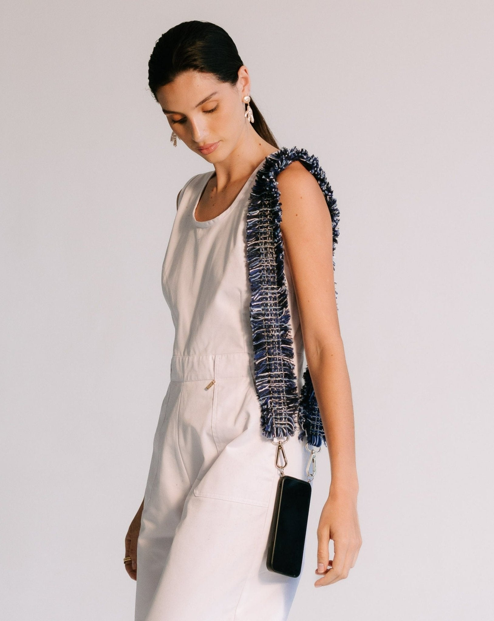 Gossypium Strap #2 - Blue & Buttercream Straps TARBAY