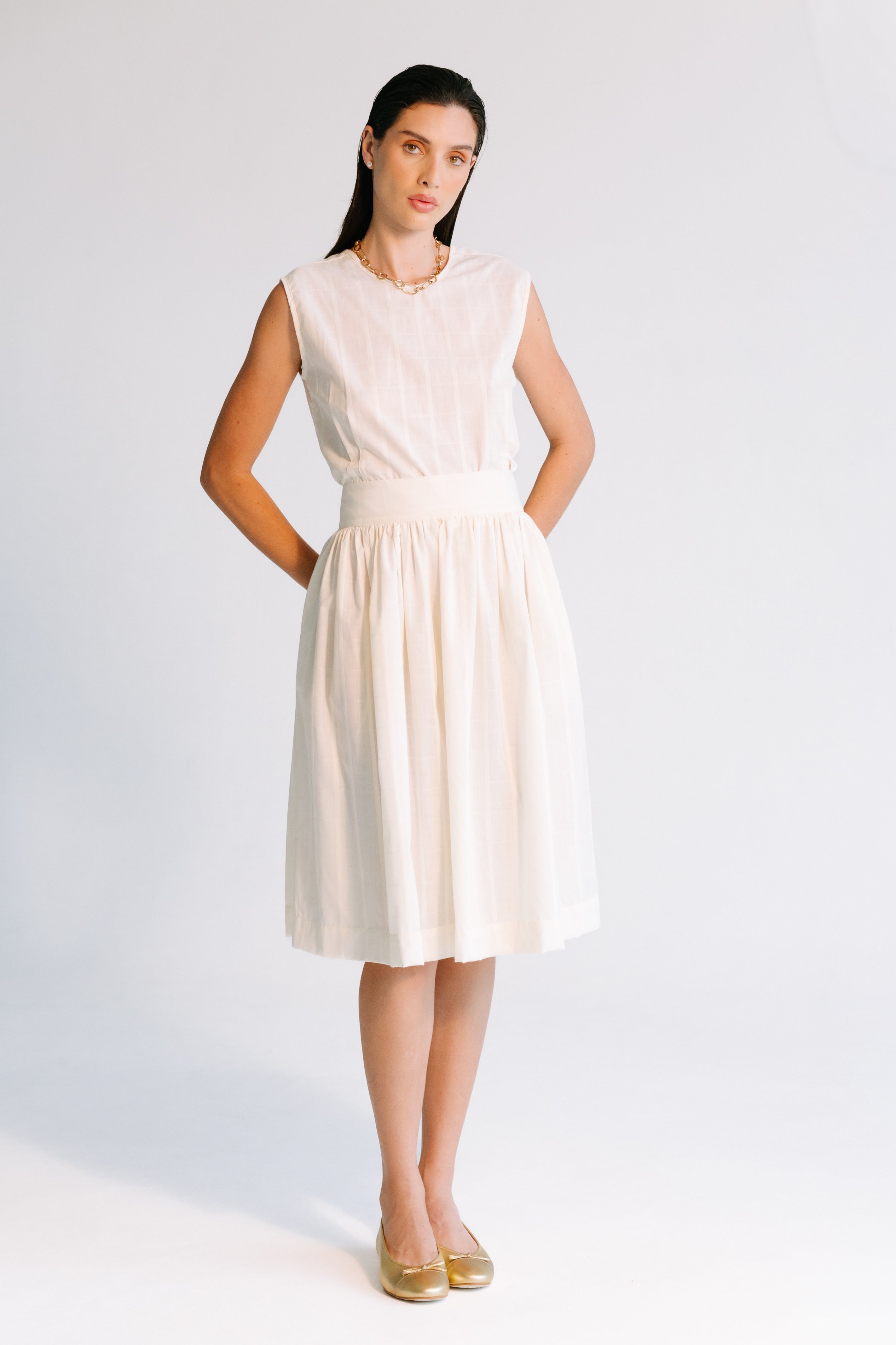 Darya Skirt - Beige Skirts TARBAY