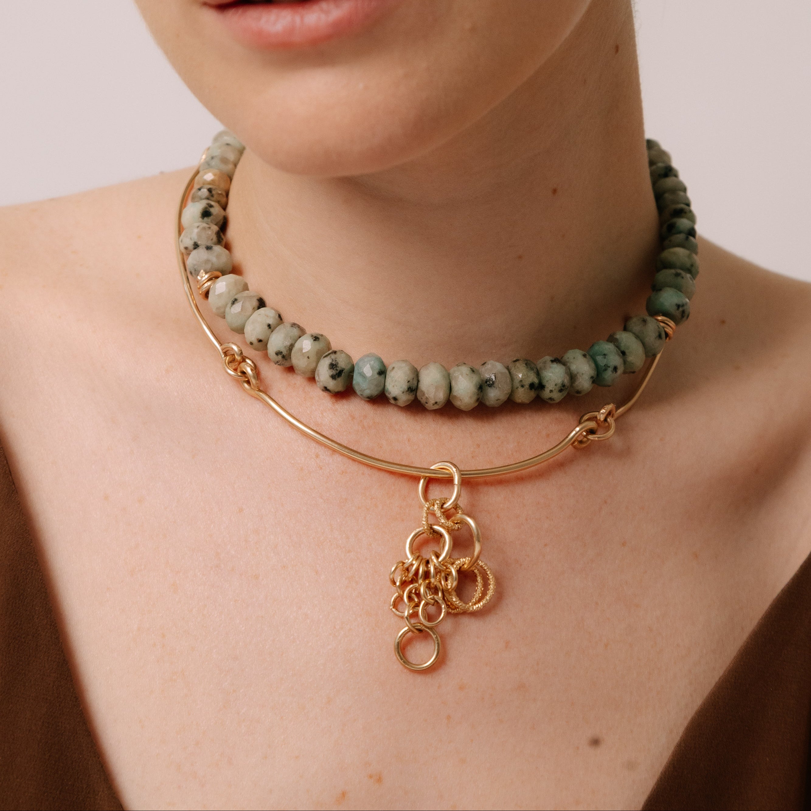 Llú Pendant #1 (80mm) - 14K Gold-Filled